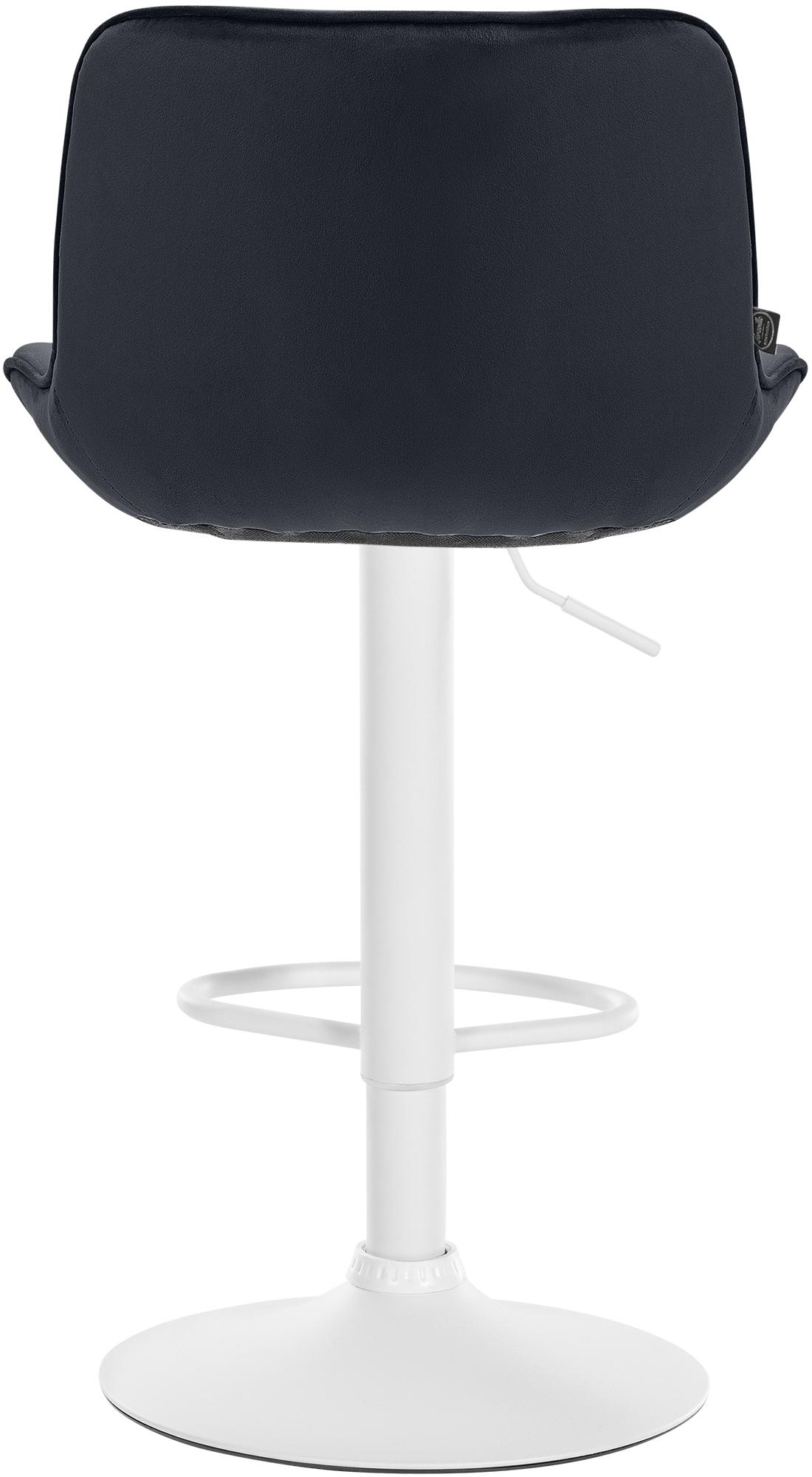 Lot de 2 tabourets de bar Vonore velours