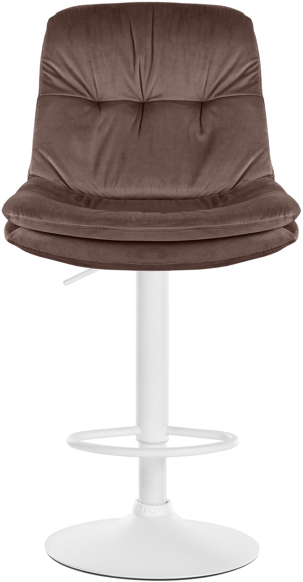 Tabouret de bar Laurel velours