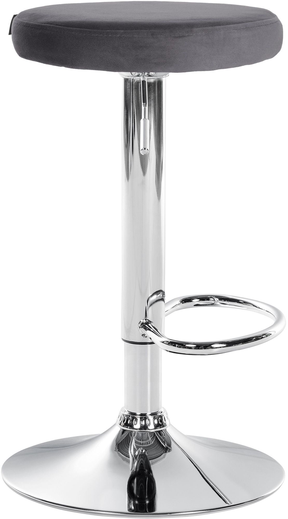 Lot de 2 tabourets de bar Ponte velours