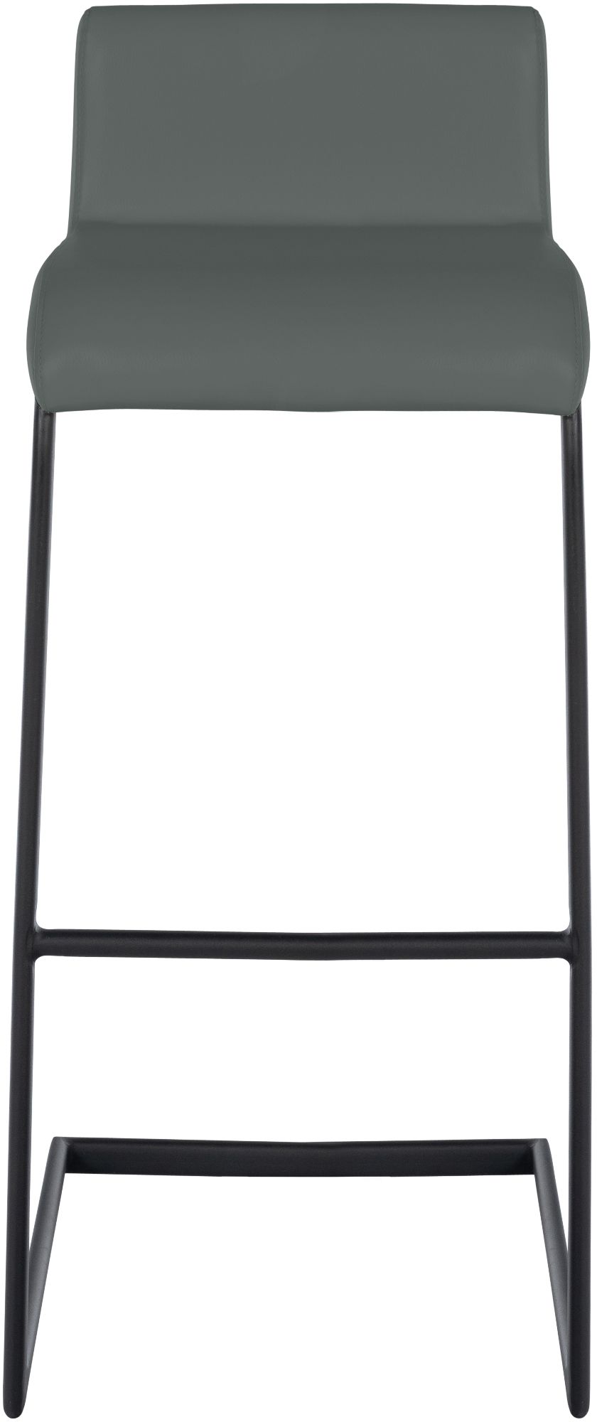 Lot de 2 Tabourets de Bar Newport, Piétement Métallique Noir