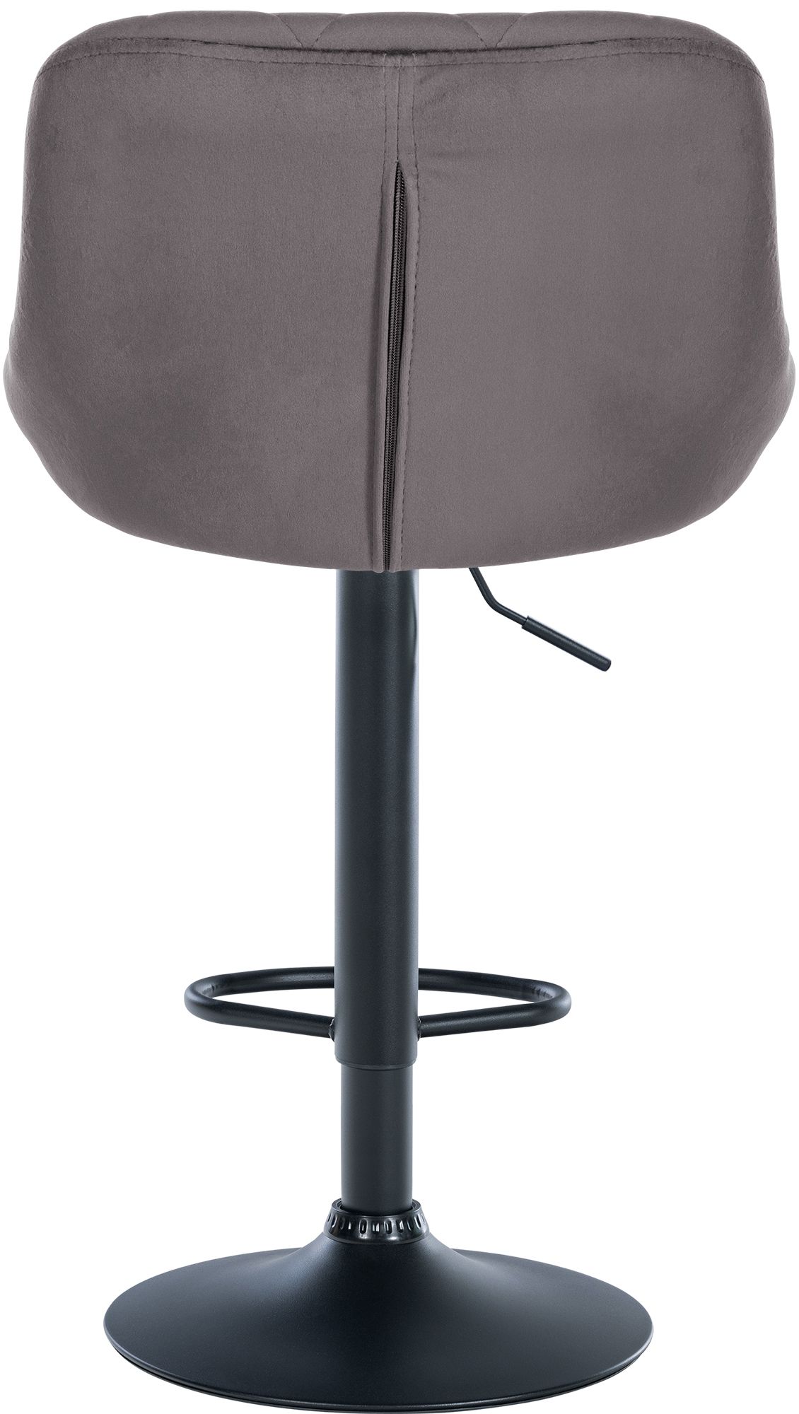 Lot de 2 tabourets de bar Lazio velours