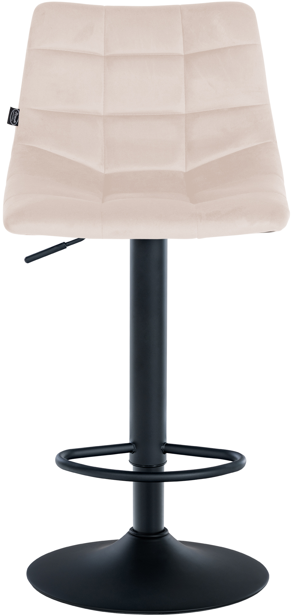 Tabouret de bar Jerry velours