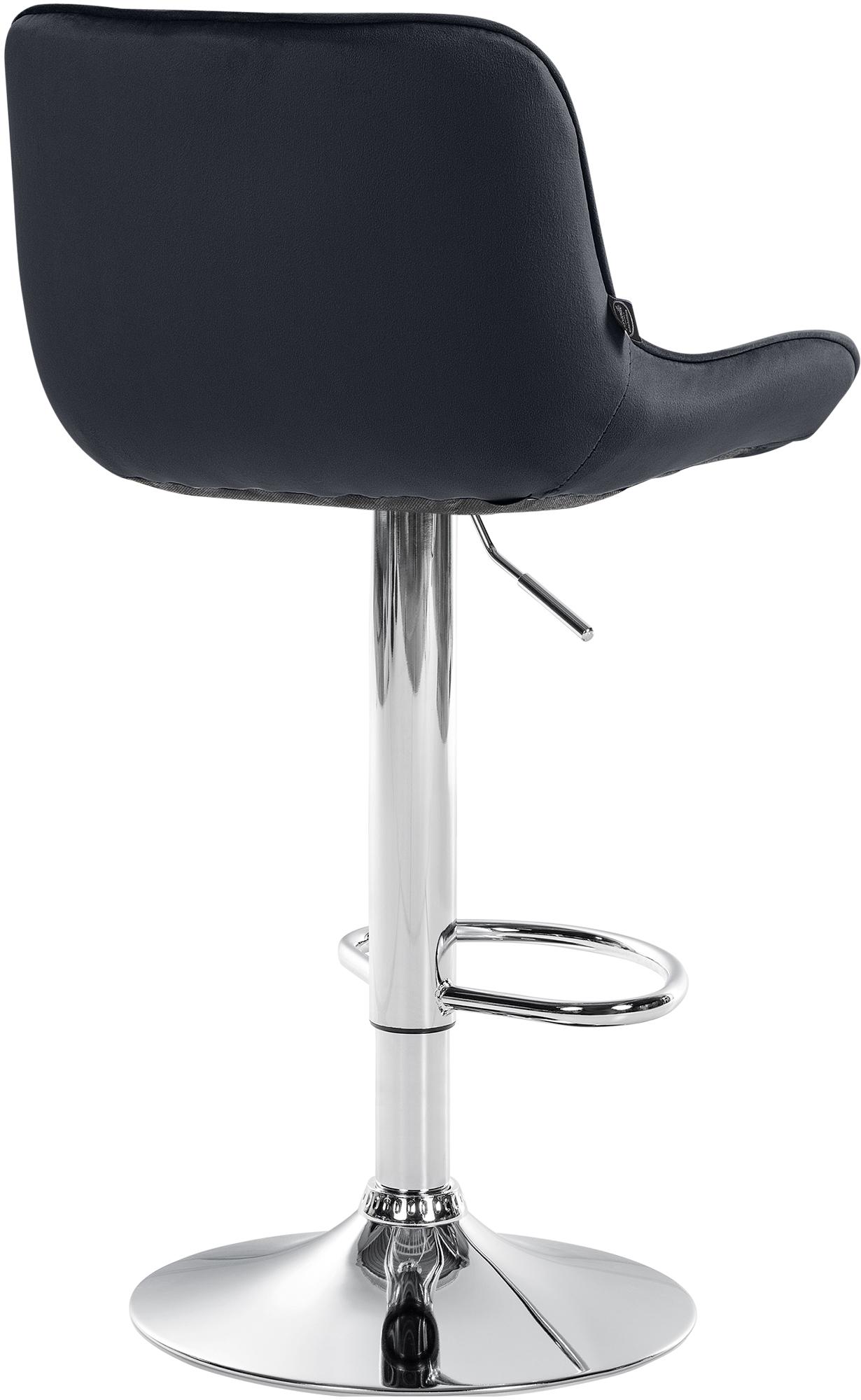 Lot de 2 tabourets de bar Vonore velours