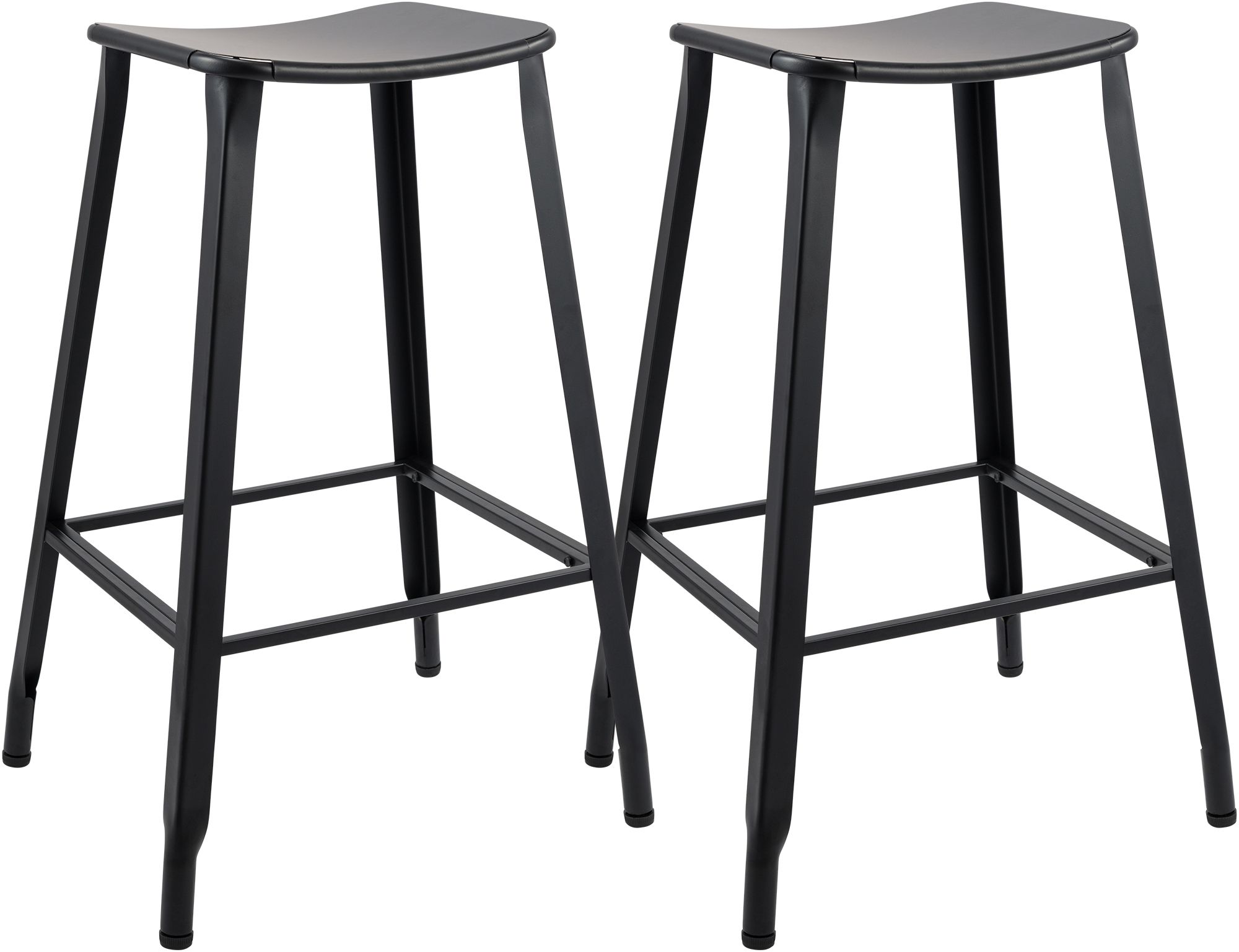 Lot de 2 tabourets de bar Peony