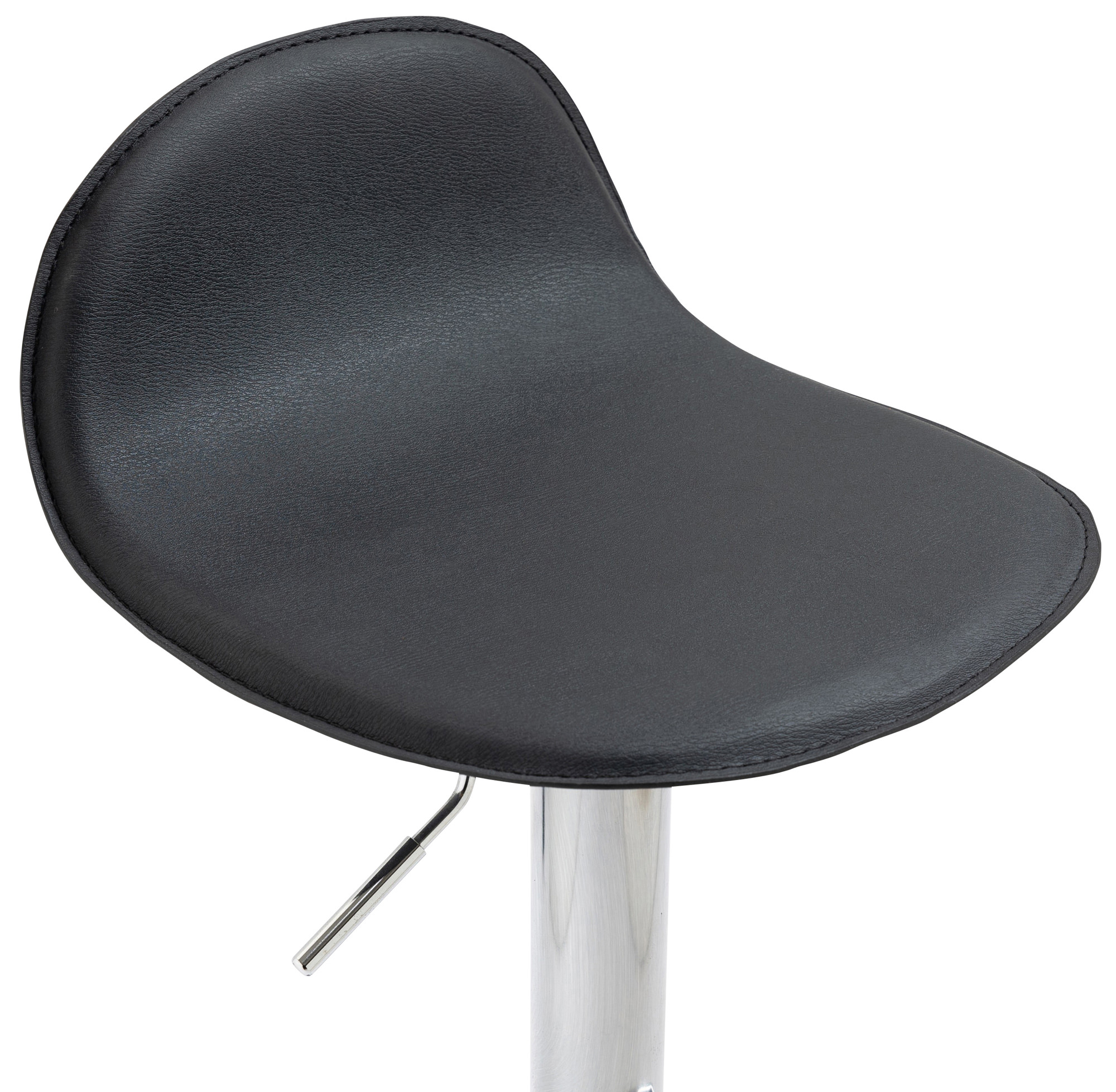 Lot de 2 tabourets de bar design Lana V2 similicuir