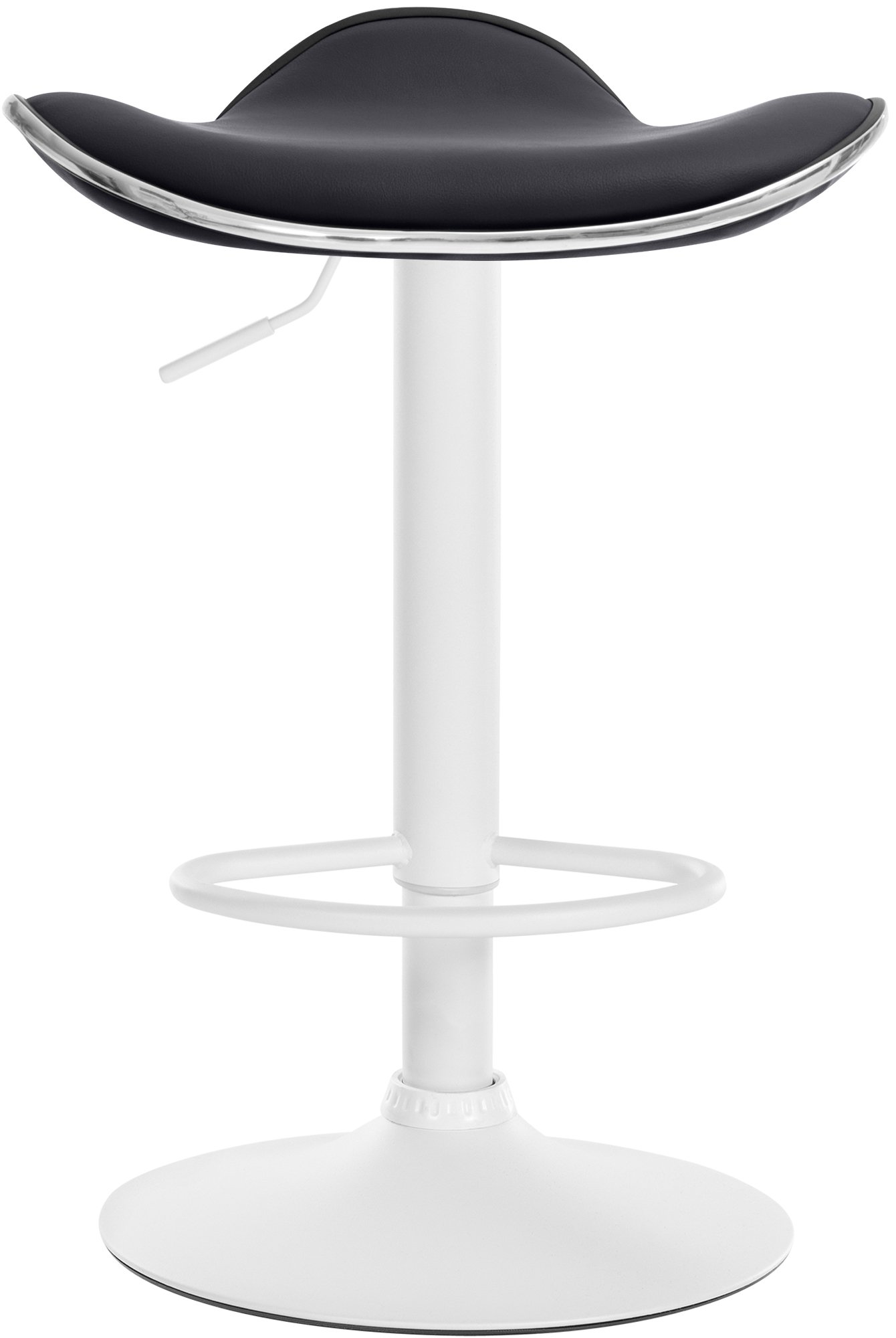 Tabouret de bar Shanghai similicuir avec pied en métal