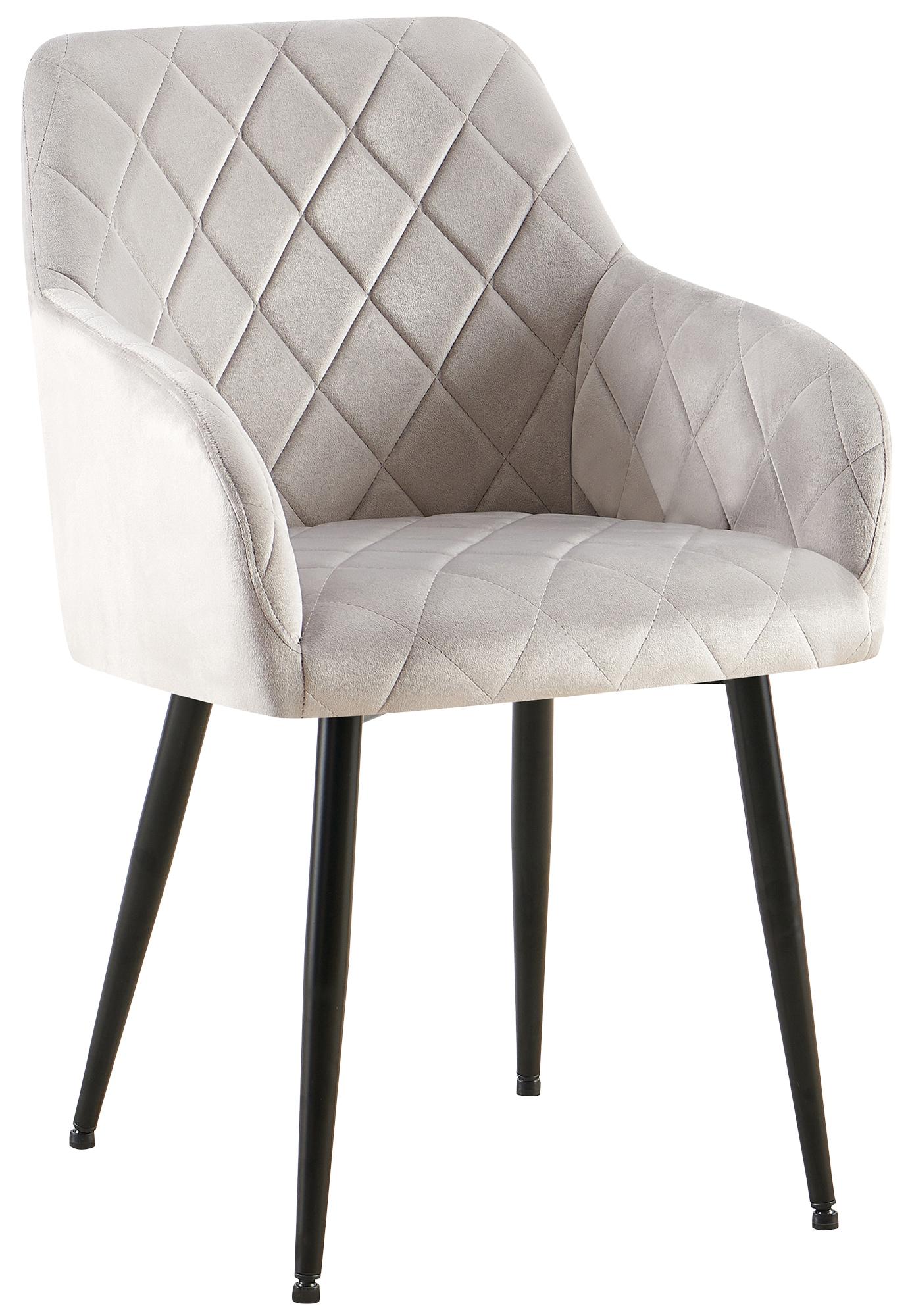 Chaise de salle à manger Monett Velours