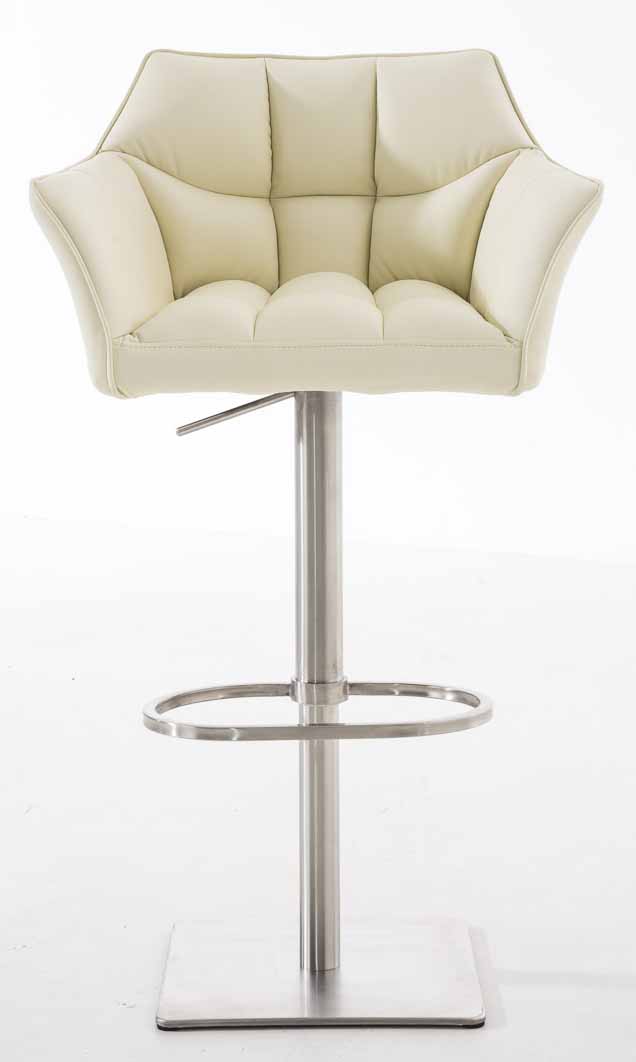 Lot de 2 tabourets de bar Damaso en similicuir