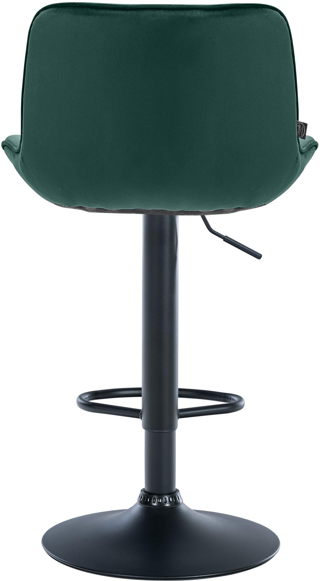 Tabouret de bar Vonore velours