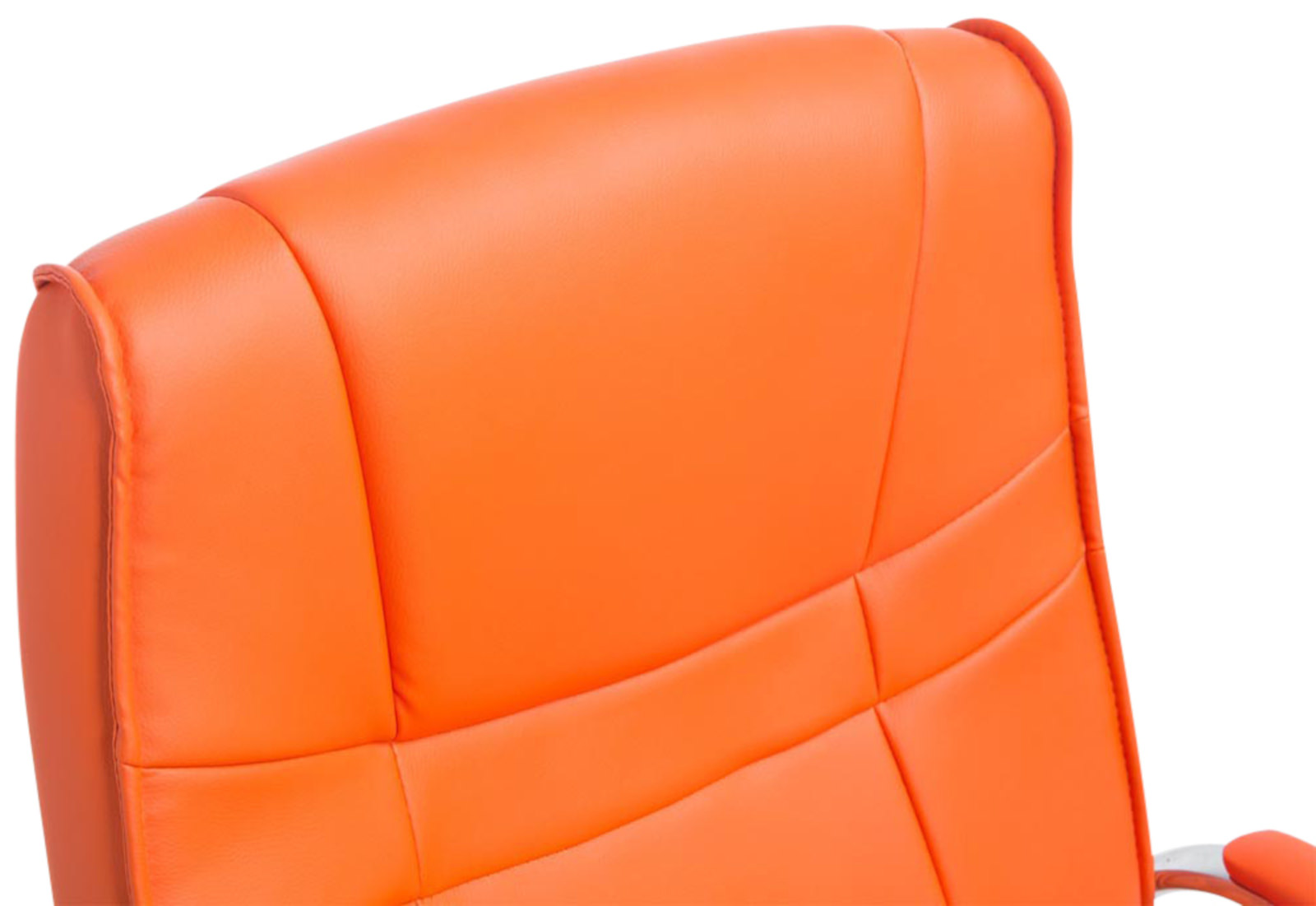 Lot de 2 Chaises Cantilever Attila en Similicuir avec accoudoirs