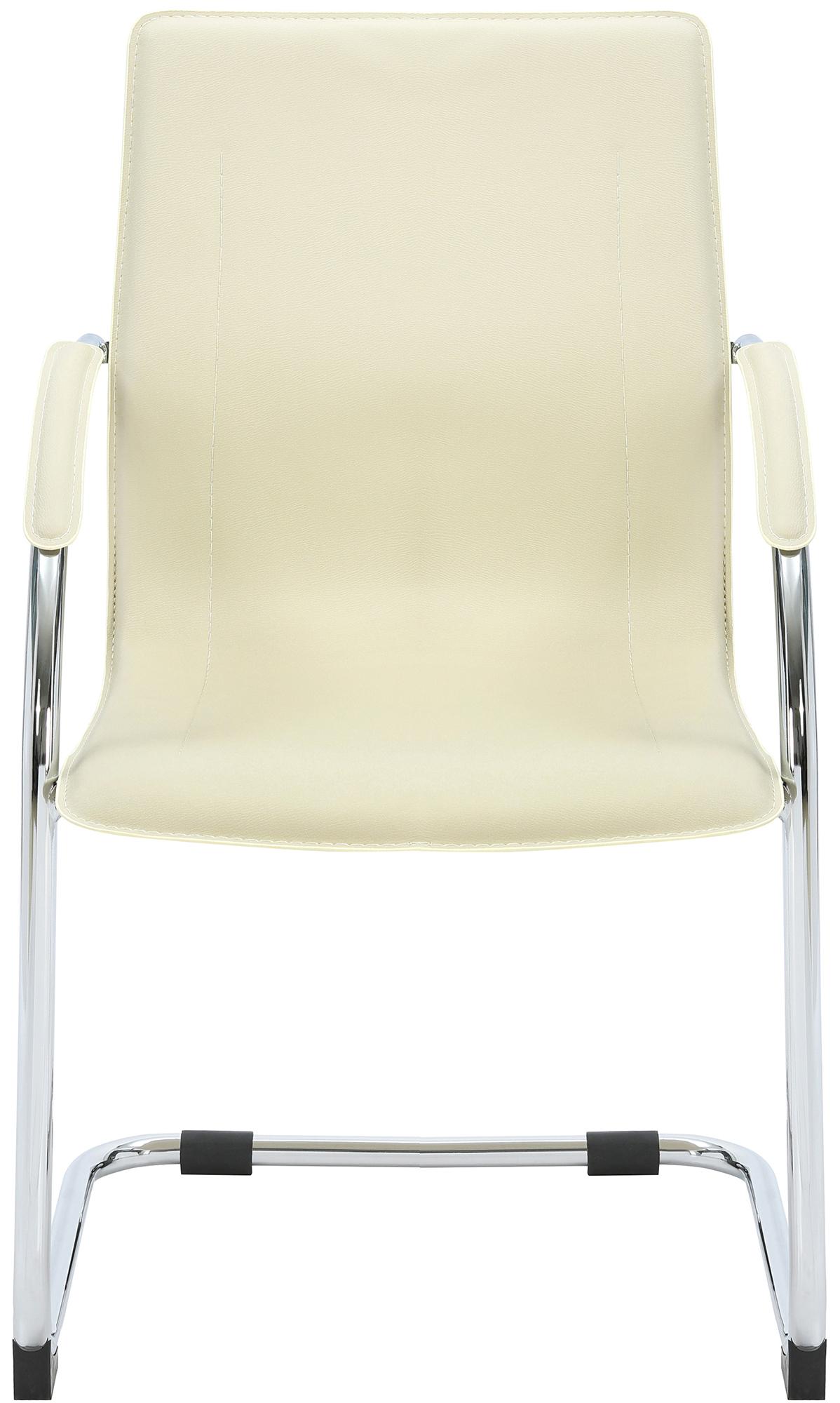 Chaise cantilever Noeleen en simili cuir