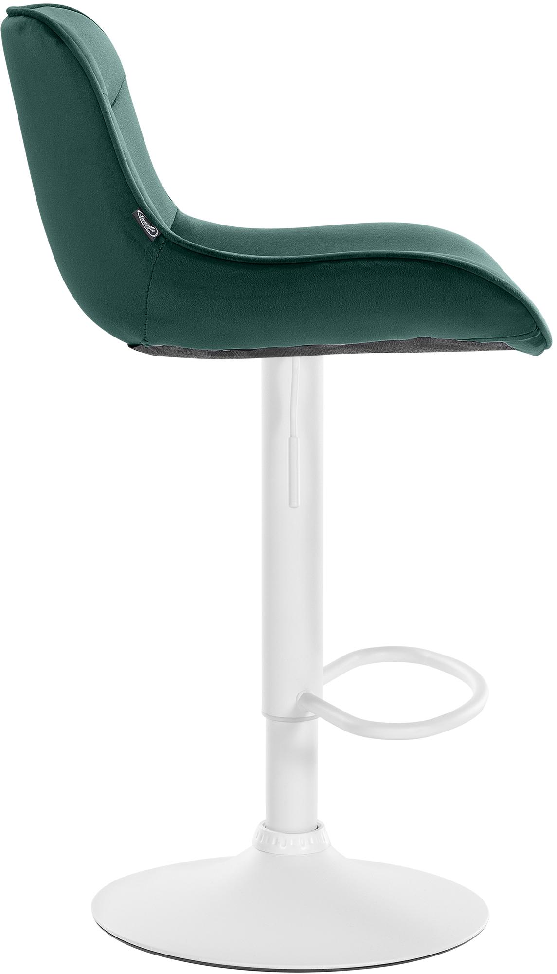 Tabouret de bar Vonore velours