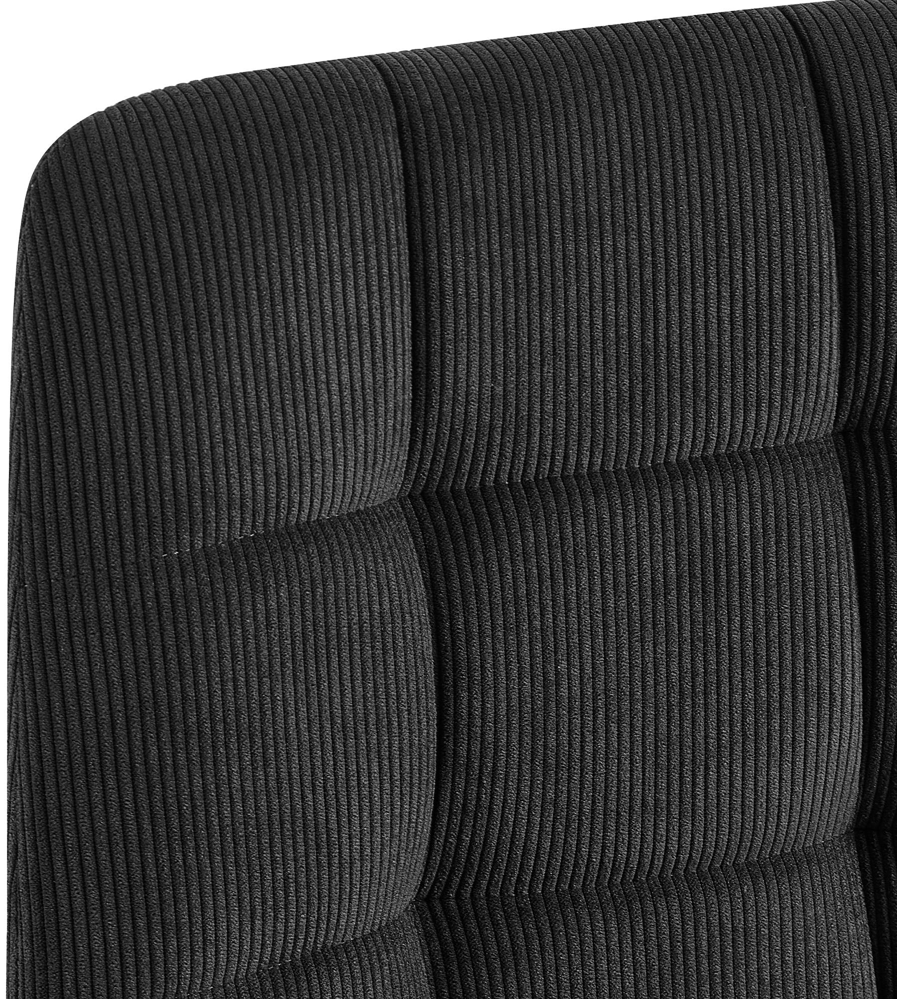 Lot de 2 chaises de salle a manger Antibes en velours cotele