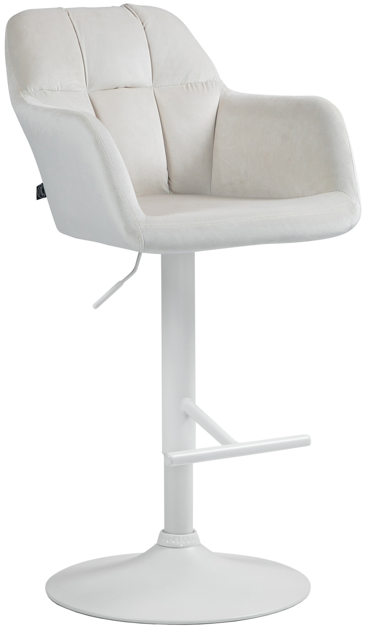 Tabouret de bar Natoma velours
