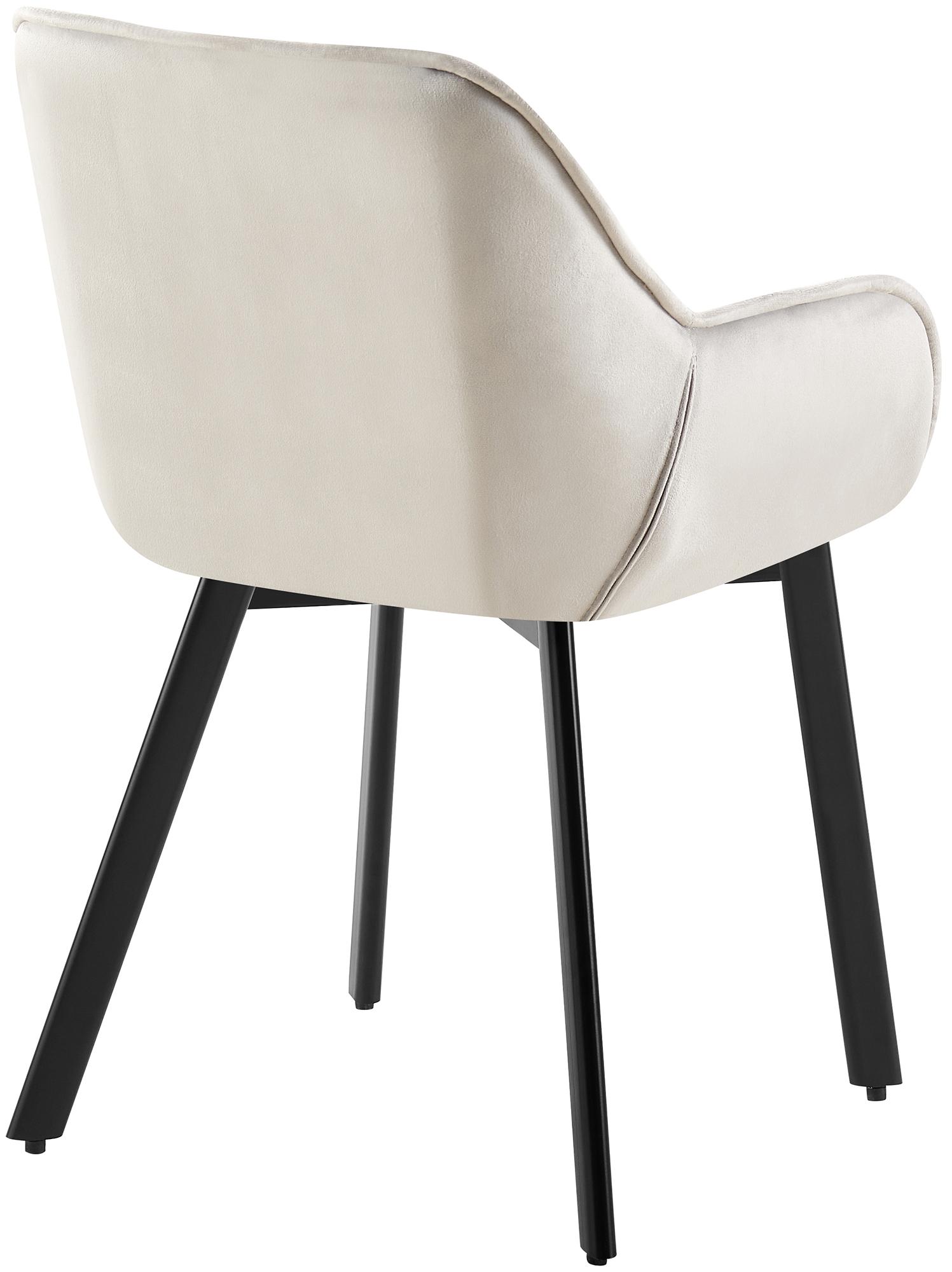 Lot de 2 Chaises de Salle à Manger Pivotantes Antigo en Velours