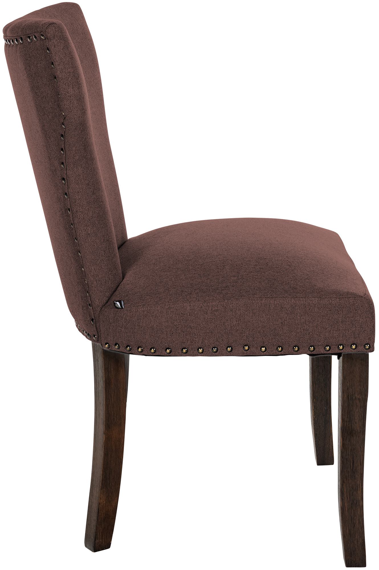 Lot de 2 chaises de salle à manger Zadar tissu