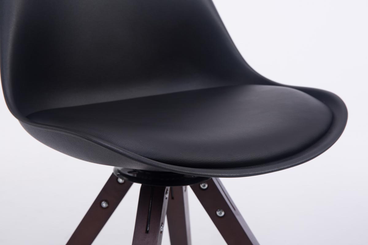 Chaise de salle à manger Troyes Pivotante Piétement en Forme Carrée