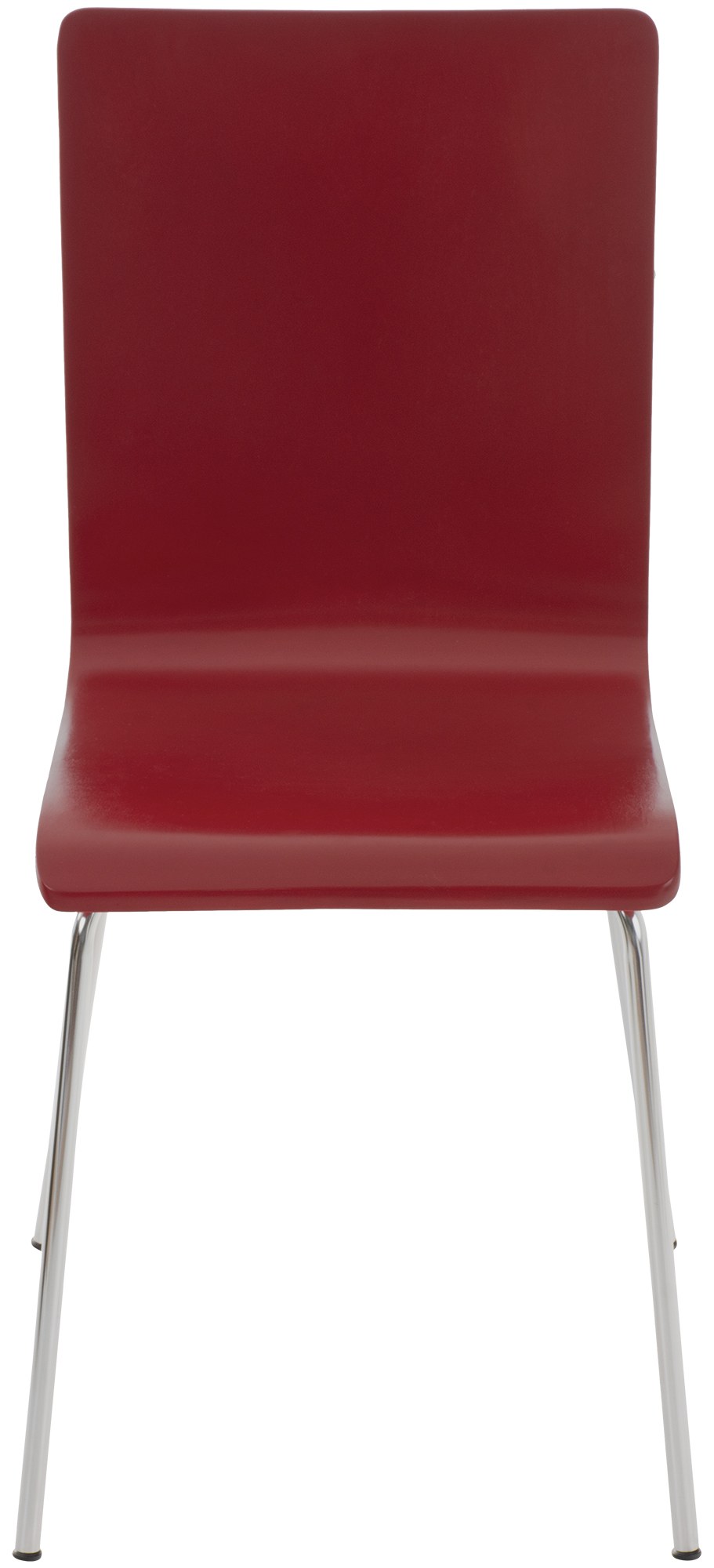 Set 2 Chaises Pepe en bois Rouge
