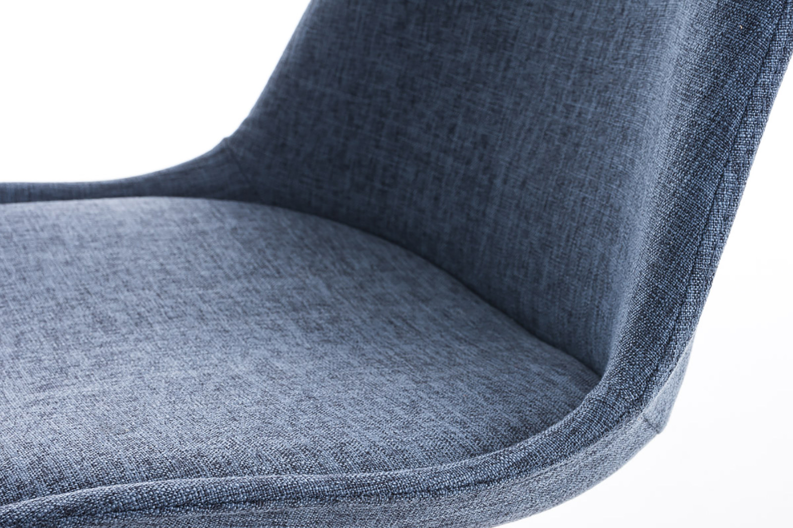 Chaise Pegleg Tissu pieds carré