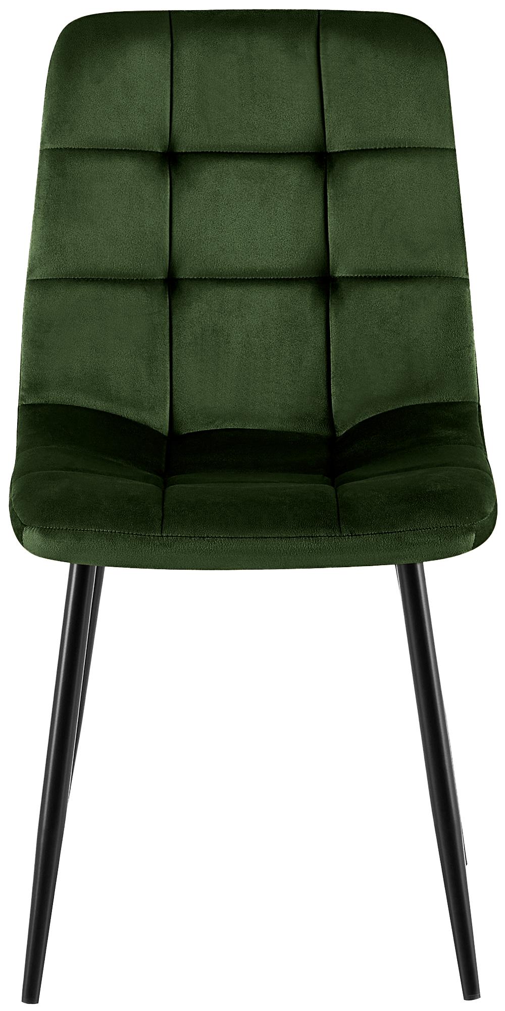 Chaise de salle a manger Antibes en velours