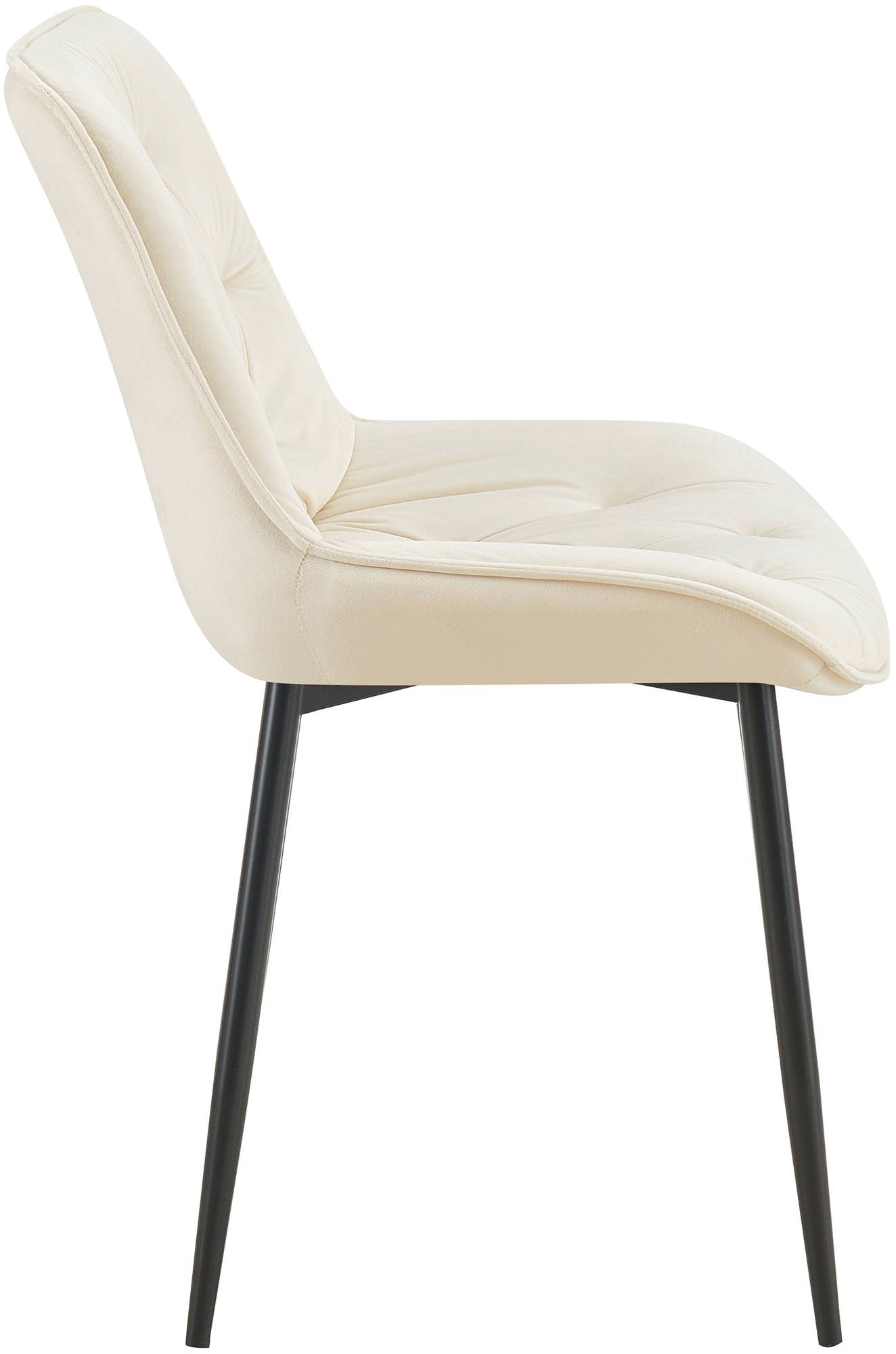 Chaise de salle à manger Wallace velours