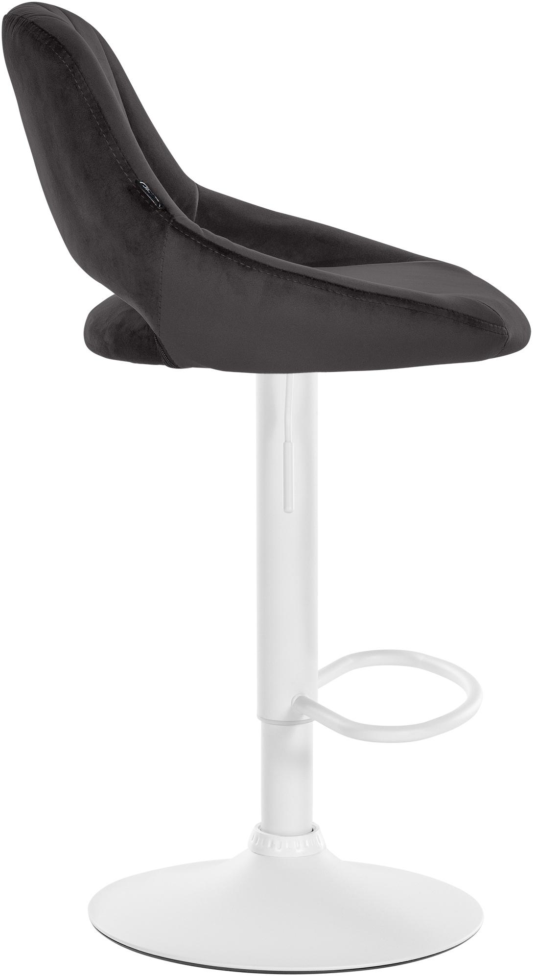 Tabouret de bar Milet en velours