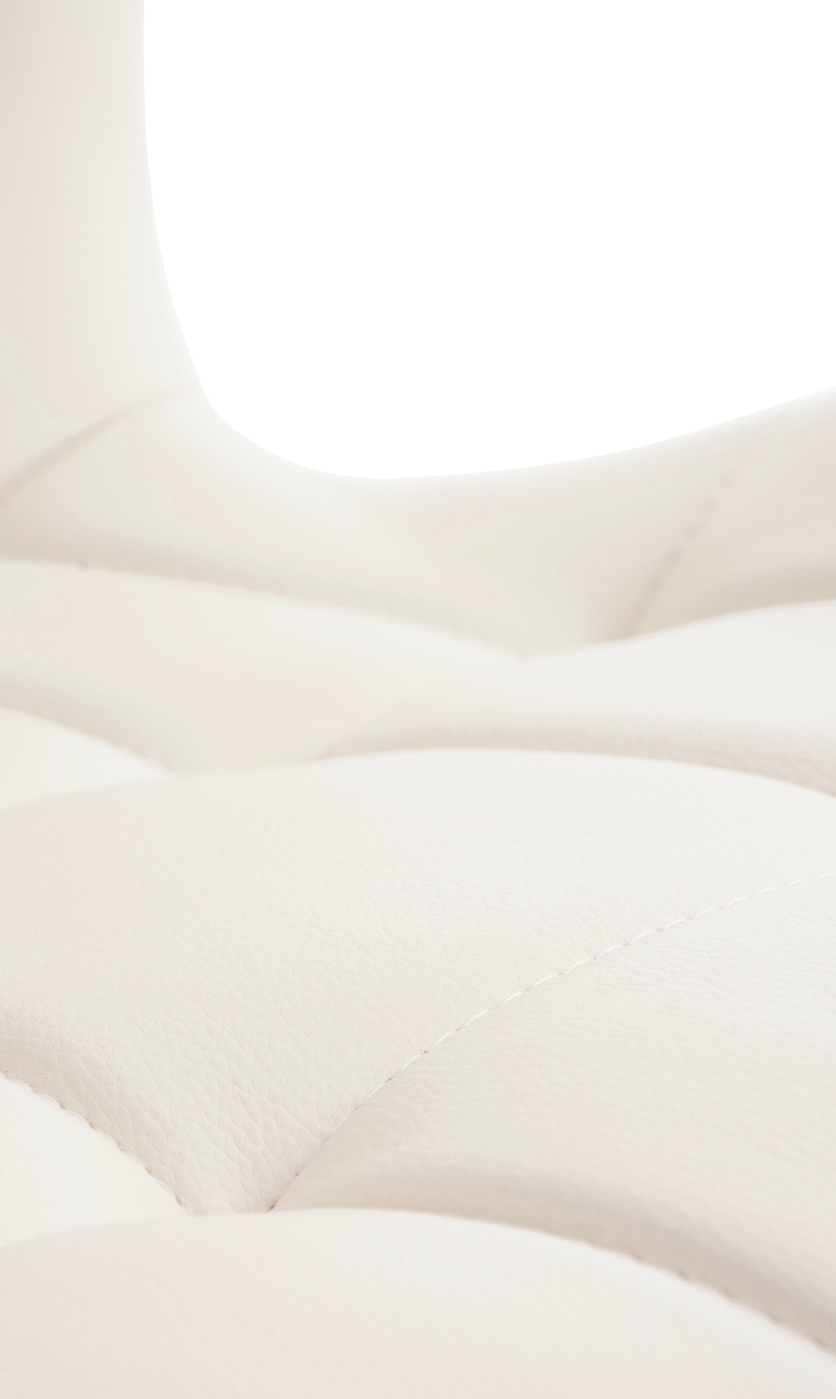 Chaise de salle à manger Elda en similicuir
