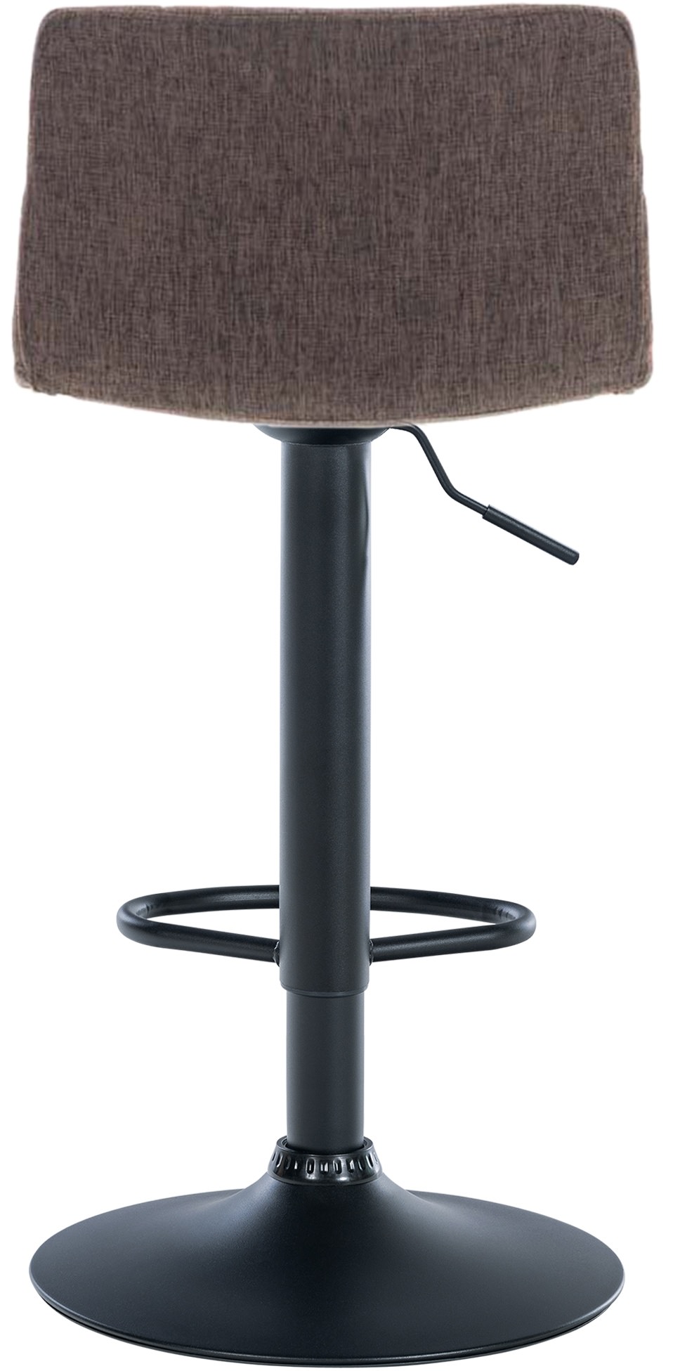 Tabouret de bar Hover Assise en Tissu Piètement Métal chromé
