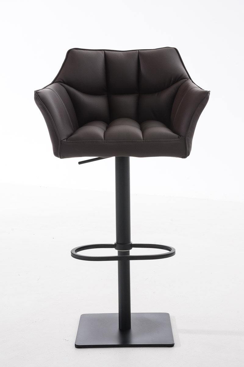 Tabouret de bar Damaso avec revetement en similicuir