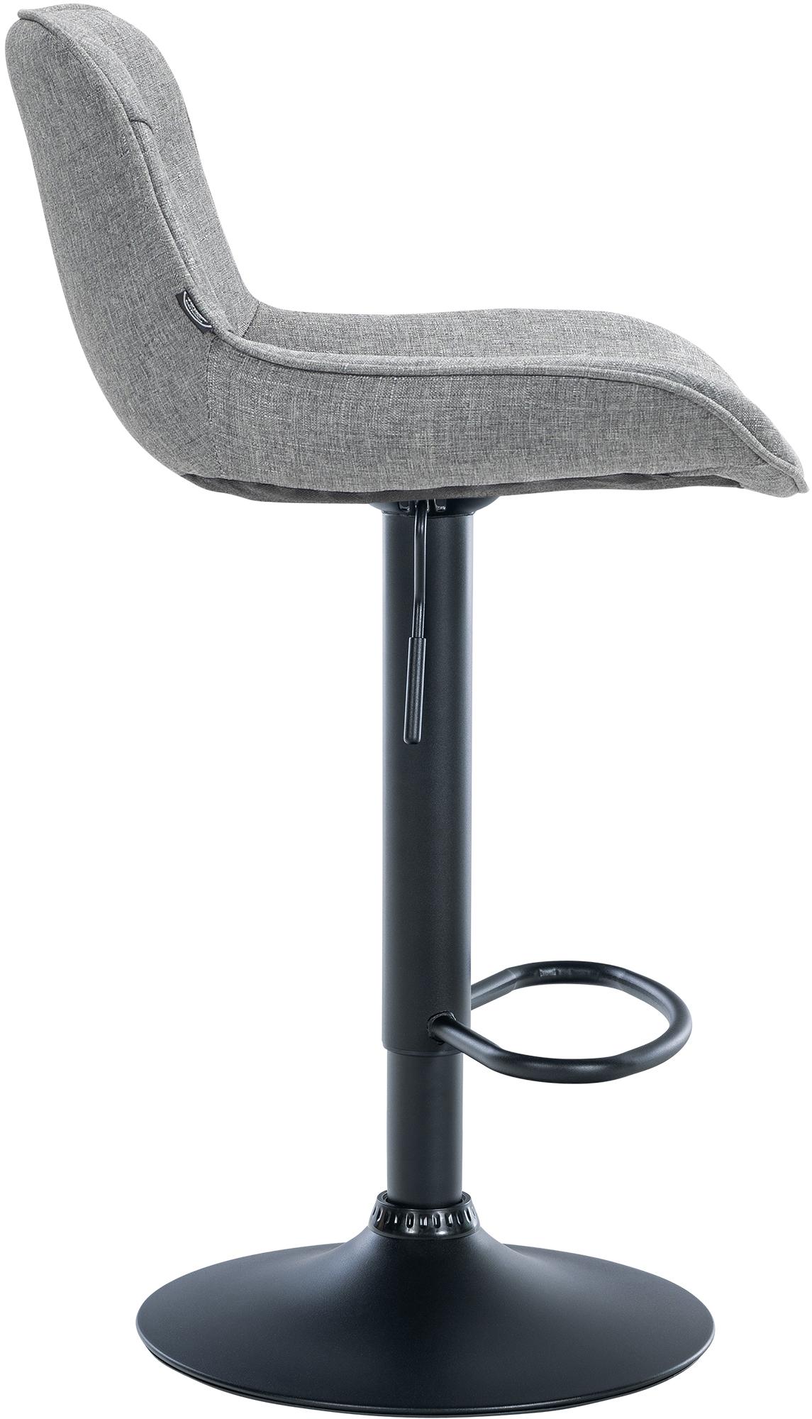 Lot de 2 tabourets de bar Vonore tissu