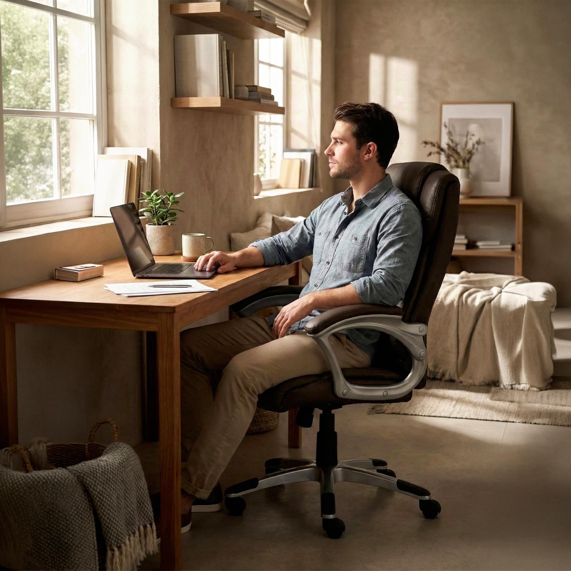 Chaise de Bureau Texas Similicuir