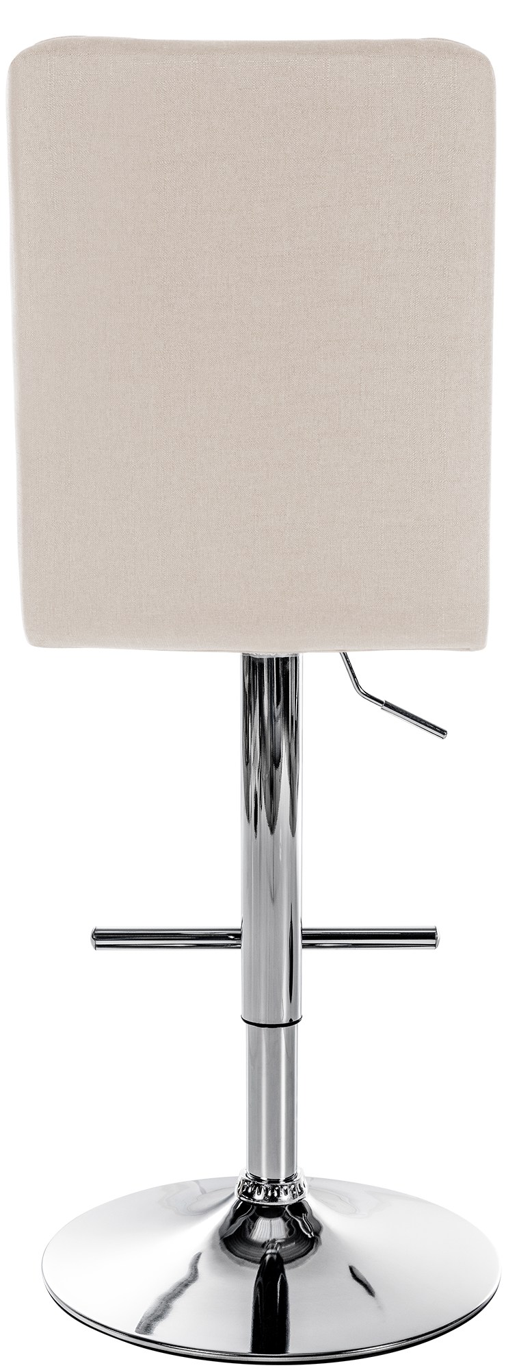Tabouret de bar Peking en tissu réglable et pivotant
