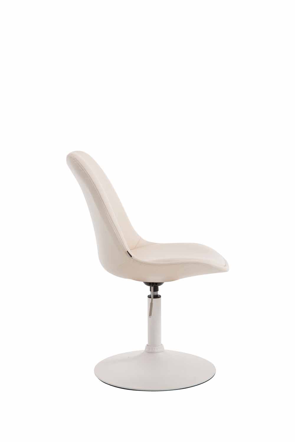 Chaise de salle à manger Maverick en similicuir avec pied trompette