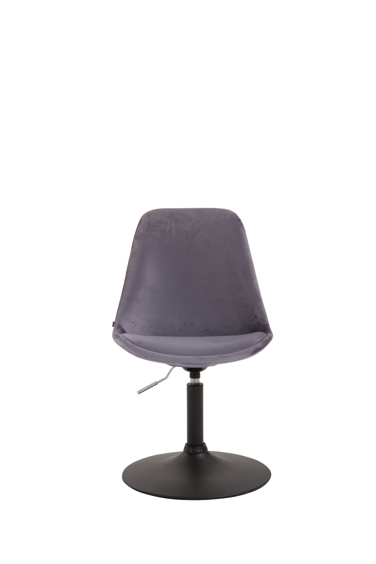 Chaise de salle à manger Maverick en velours avec pied trompette