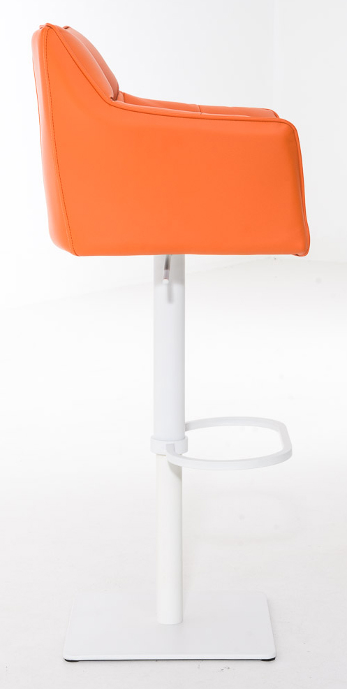 Lot de 2 tabourets de bar Damaso en similicuir