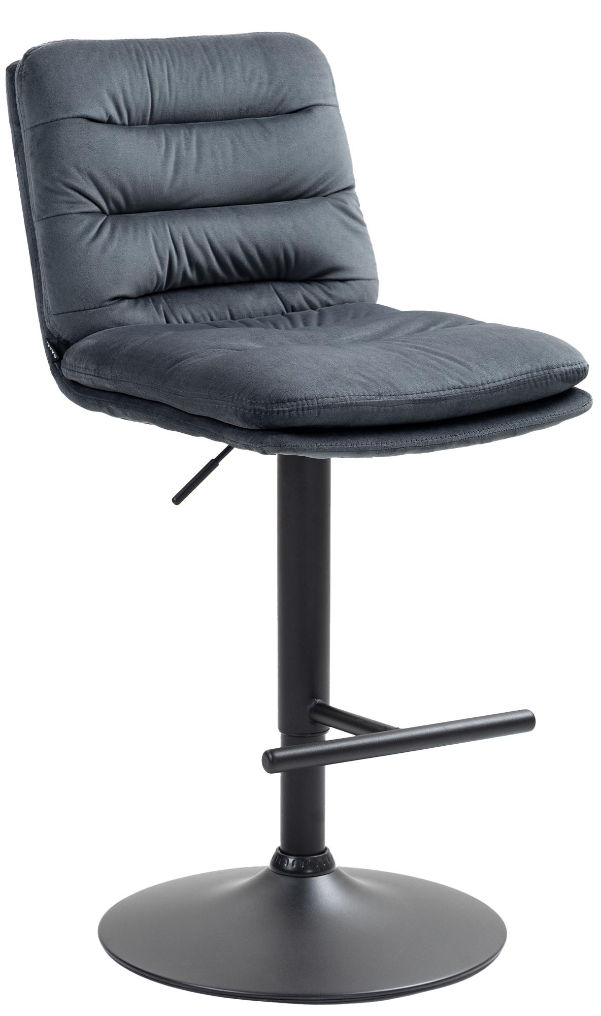 Tabouret de bar Damar velours