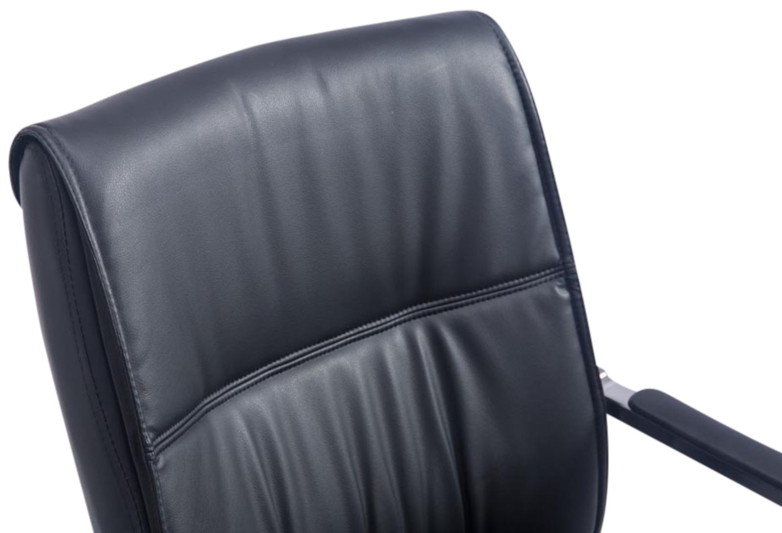 Lot de 2 Chaises Cantilever XXL Anubis en Similicuir avec accoudoirs