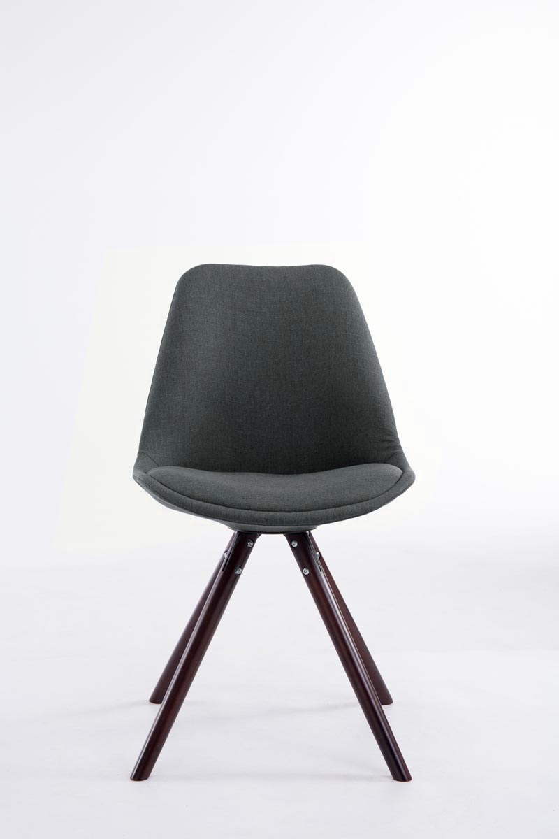 Chaise Toulouse tissu pieds ronds
