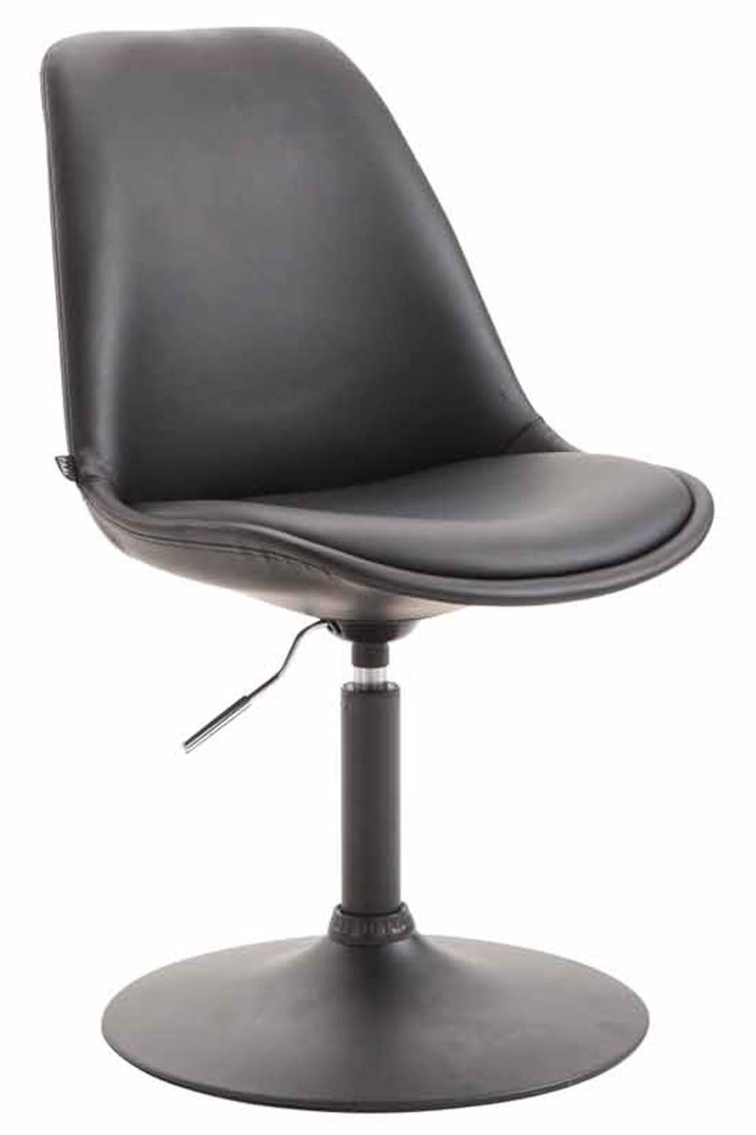 Lot de 4 Chaises de salle à manger Maverick similicuir avec pied trompette