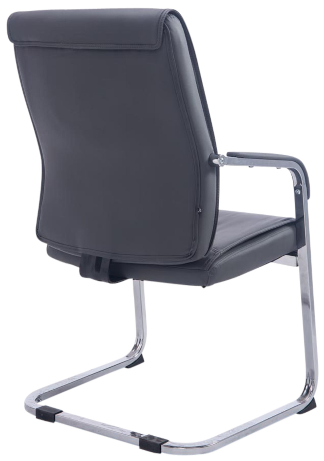 Lot de 2 Chaises Cantilever XXL Anubis en Similicuir avec accoudoirs