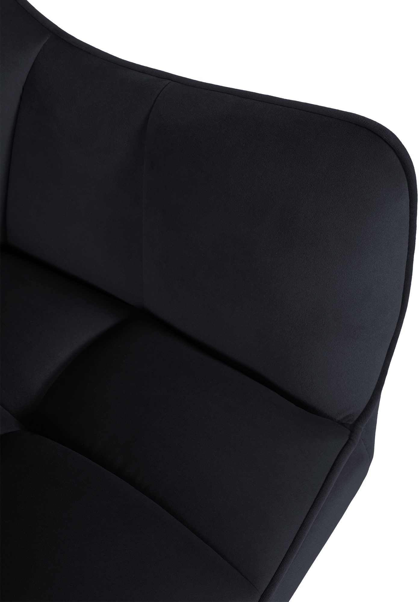 Chaise de salle à manger Swing revêtement velours