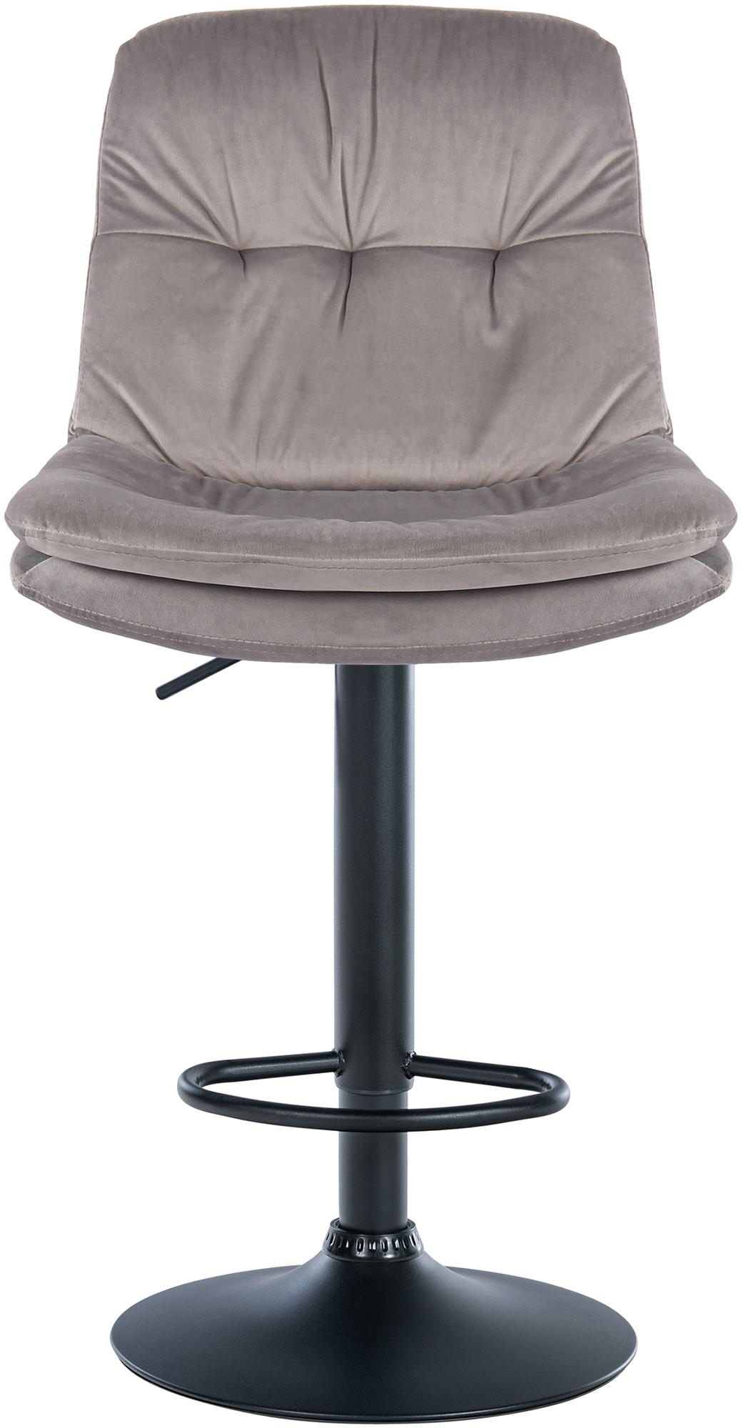 Tabouret de bar Laurel velours