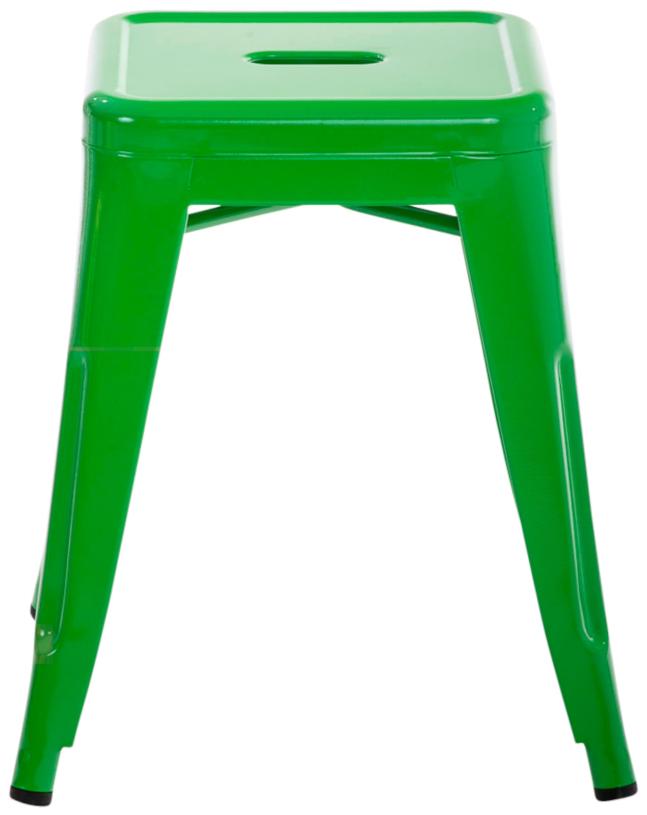 Lot de 4 tabourets bas au style industriel Armin en métal