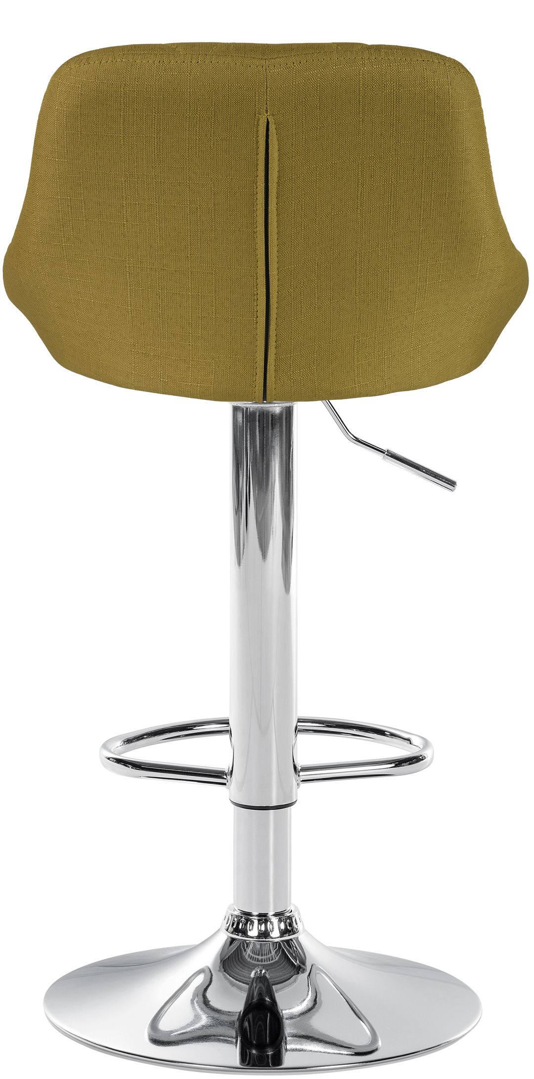 Tabouret de bar Lazio en Tissu Hauteur réglable siège pivotant