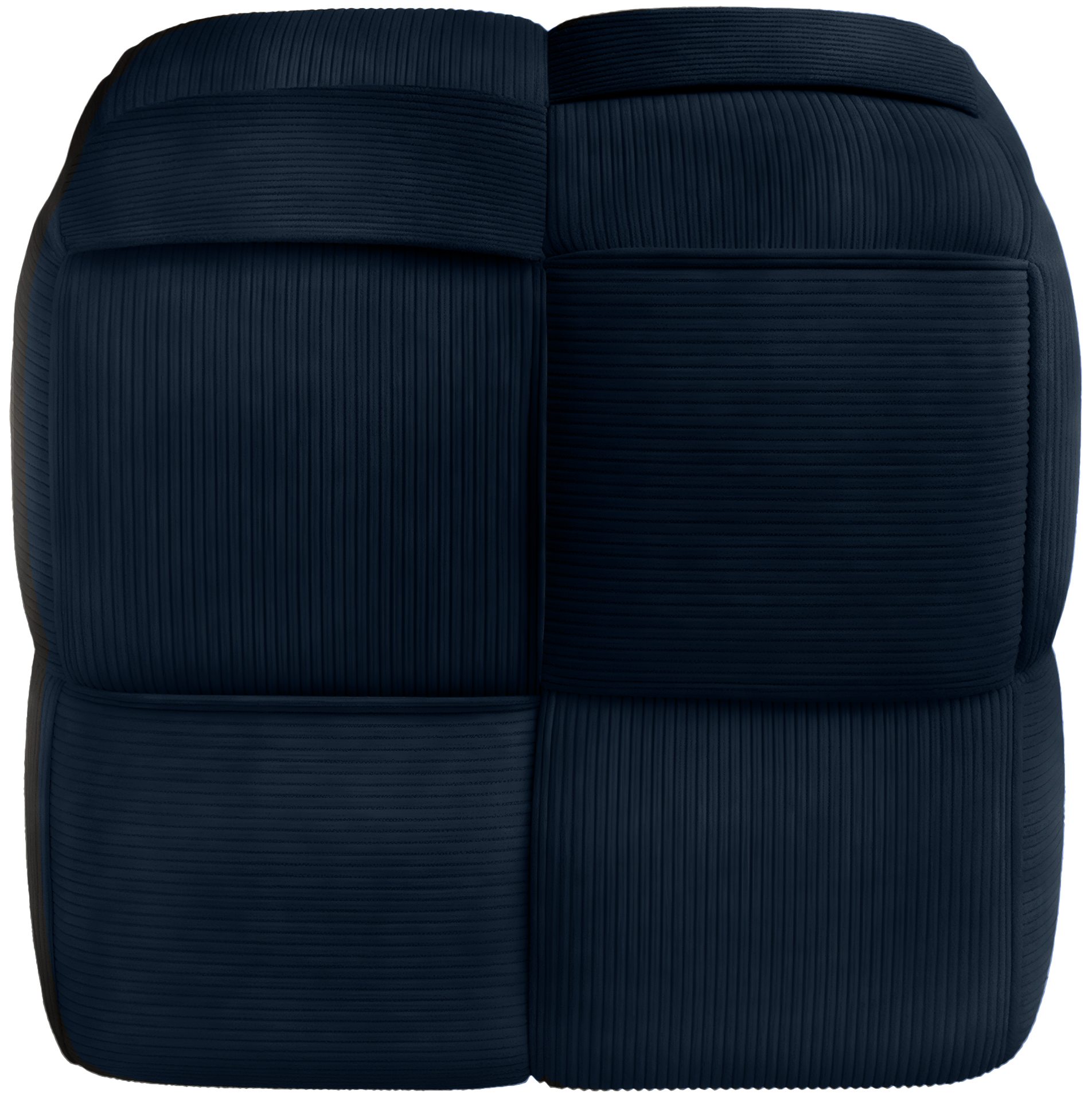 Tabouret en velours côtelé Forinta confortable et design