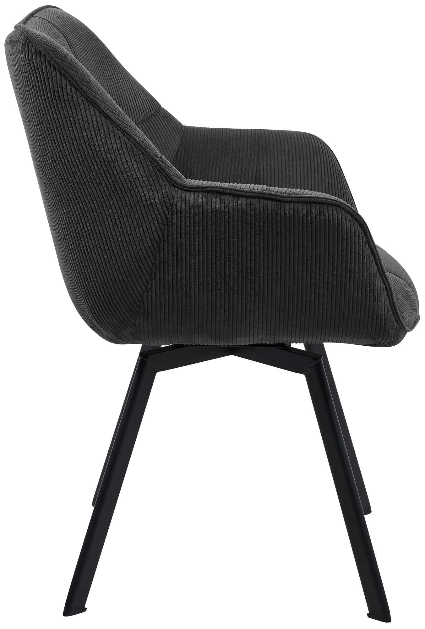 Lot de 2 chaises de salle à manger Jordi Cord