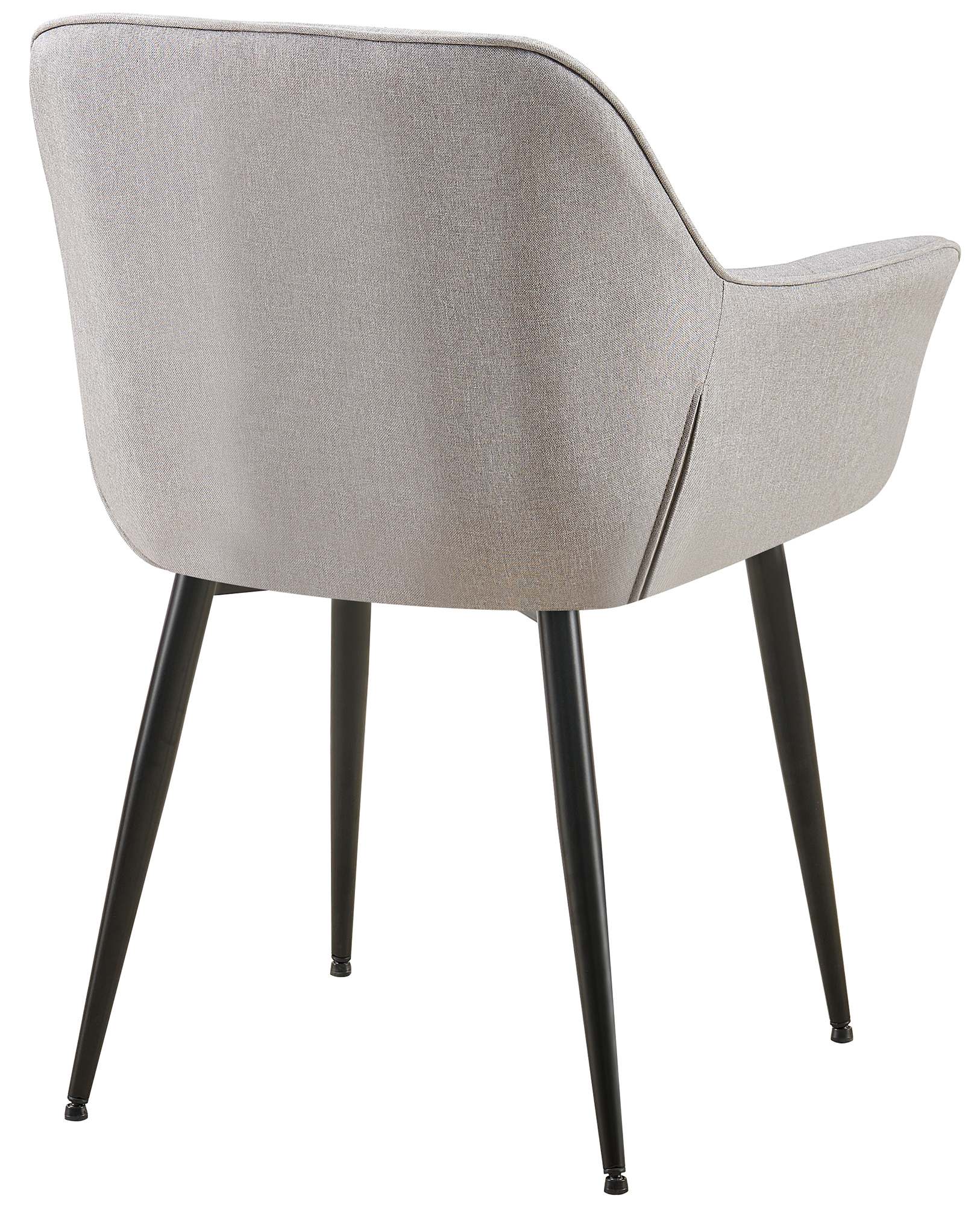 Chaise de salle à manger Roseville avec accoudoirs et pieds en métal
