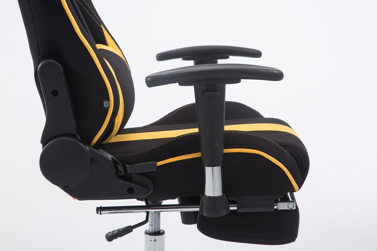 Fauteuil de bureau racing Limit tissu avec ou sans repose-pieds