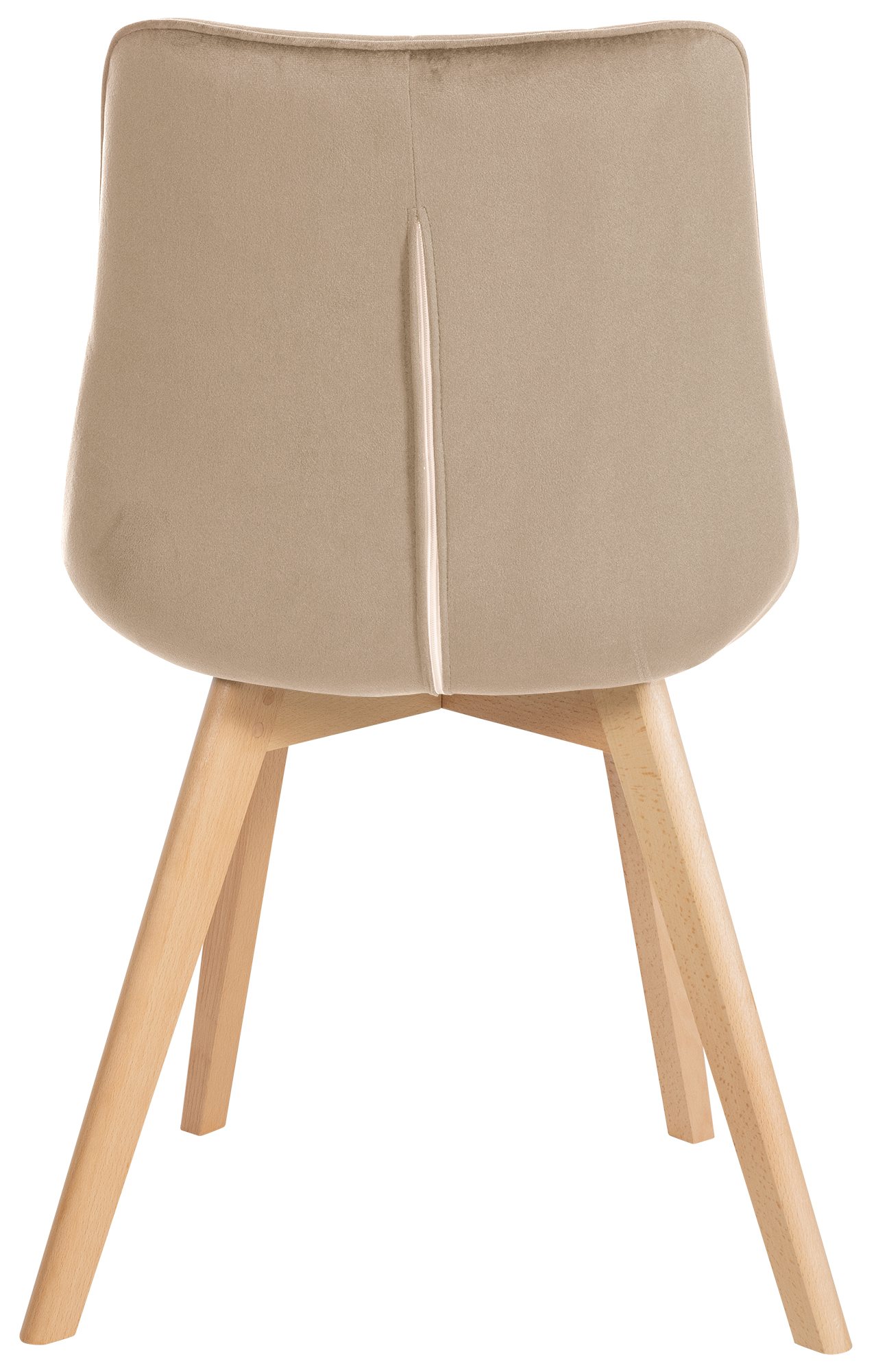 Lot de 2 chaises Brook velours
