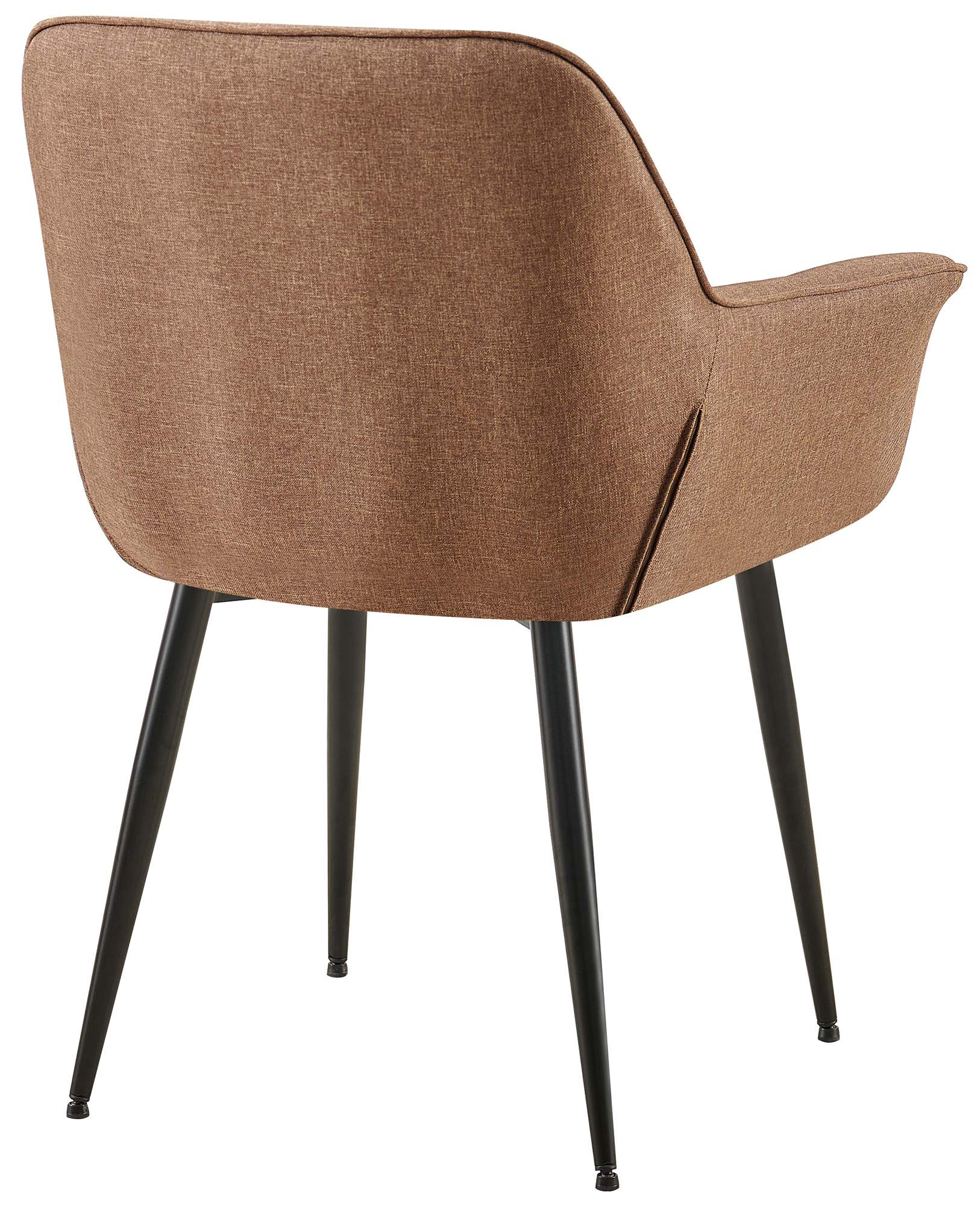 Chaise de salle à manger Roseville avec accoudoirs et pieds en métal